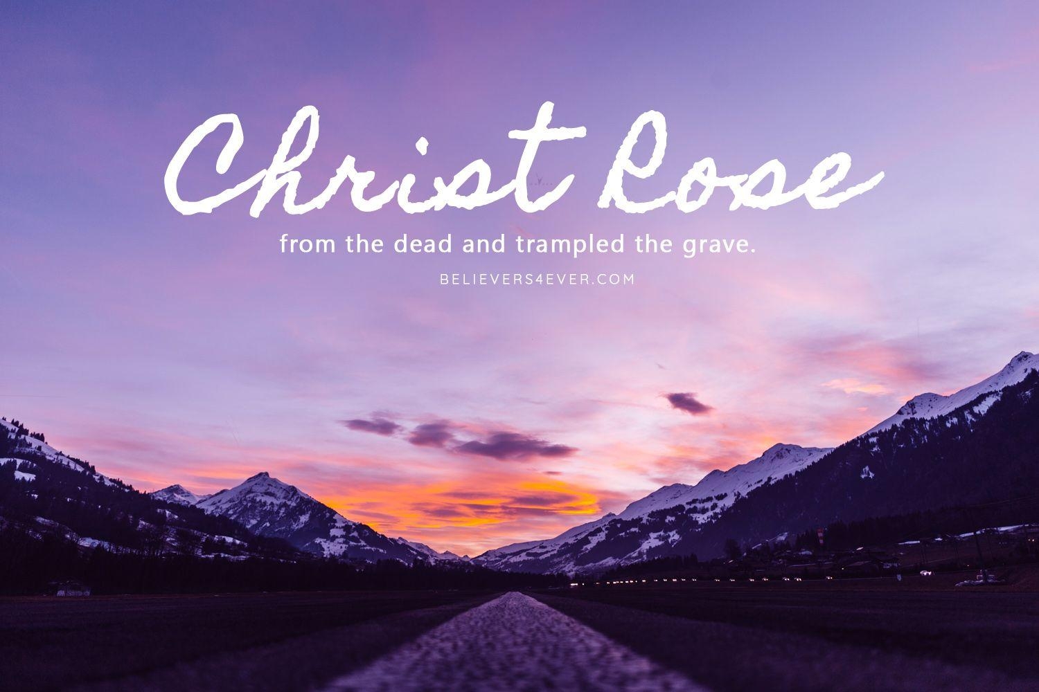 1500x1000 Christ rose from the dead. Christian background, Free christian, Desktop