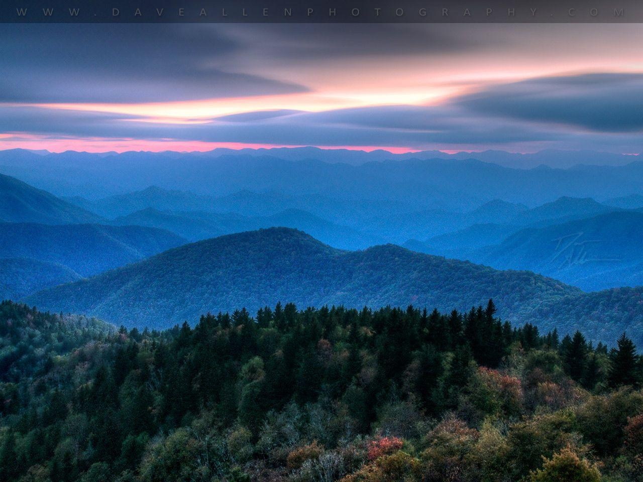 1280x960 Blue Ridge Autumn Evening Free Desktop Wallpaper Image, Desktop