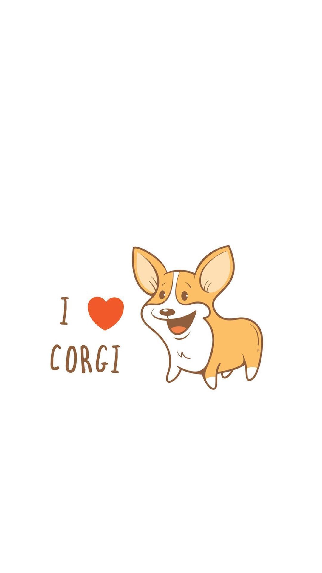 1080x1920 Cute Corgi Wallpaper for Android, Phone