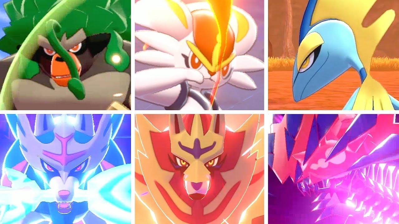 1280x720 Pokémon Sword & Shield Starter & Legendary Signature Moves, Desktop