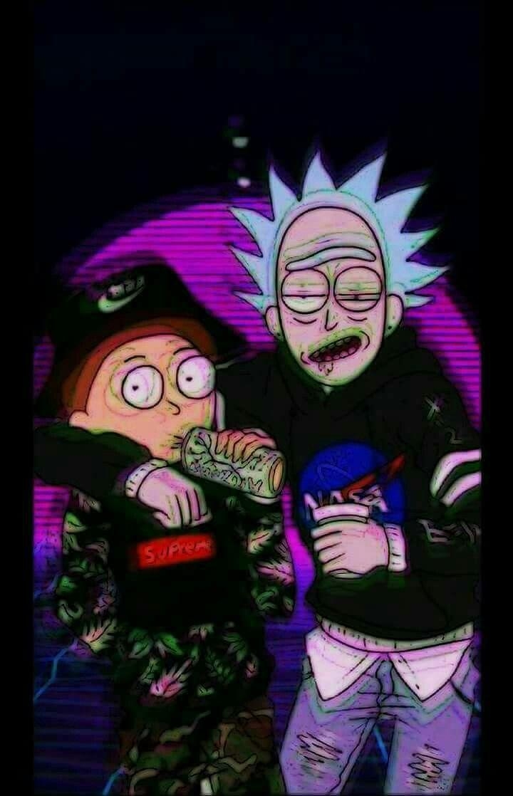 720x1120 Supreme Rick And Morty Wallpaper, Phone