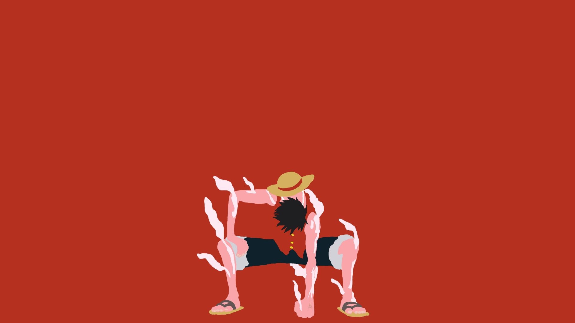 1920x1080 Desktop wallpaper monkey d. luffy, one piece, anime, minimal, anime boy, HD image, picture, background, d44ab4, Desktop