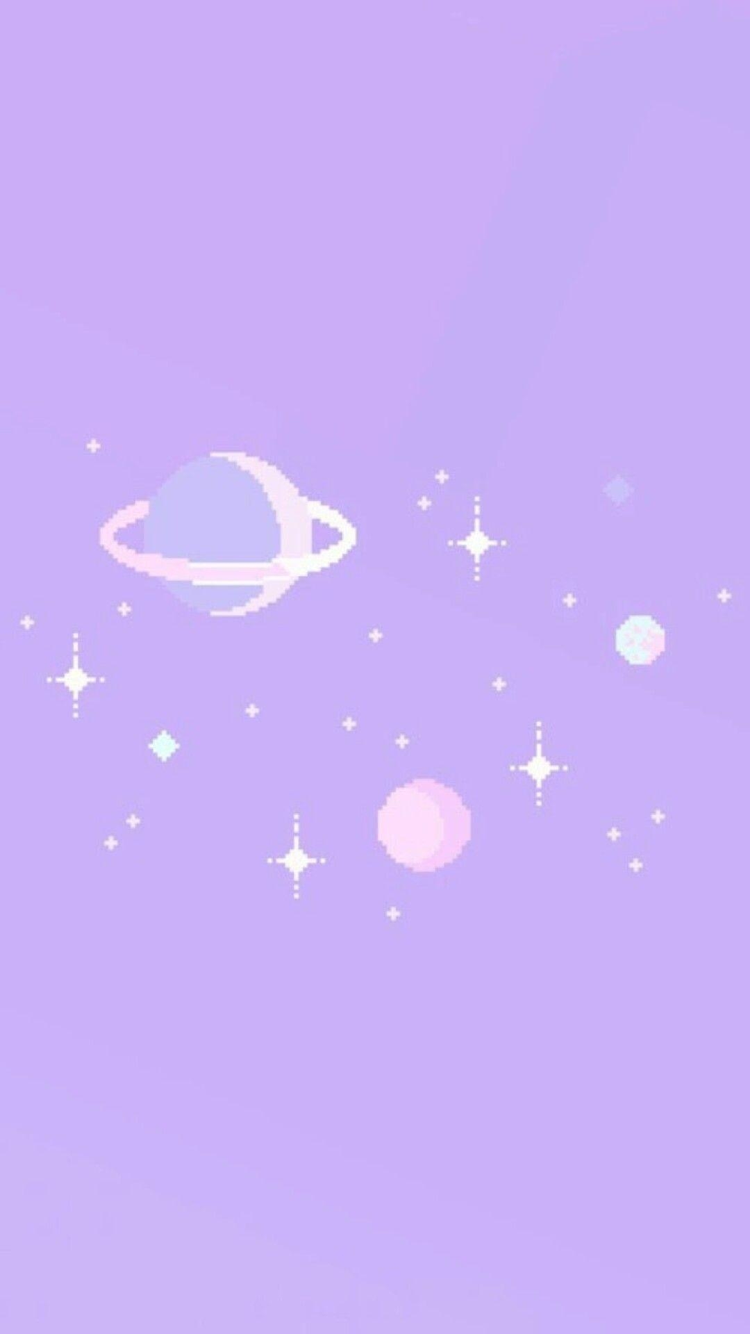 1080x1920 Aesthetic Pastel Cute Purple Wallpaper, Phone