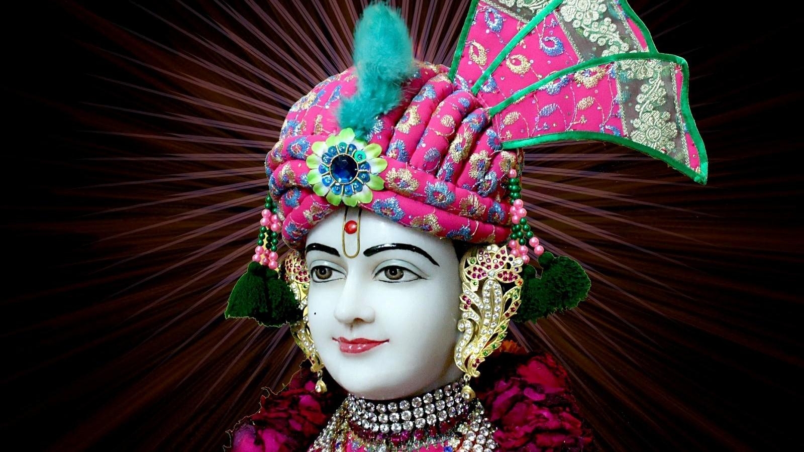 1600x900 Beautiful Pic of God Swaminarayan, Desktop