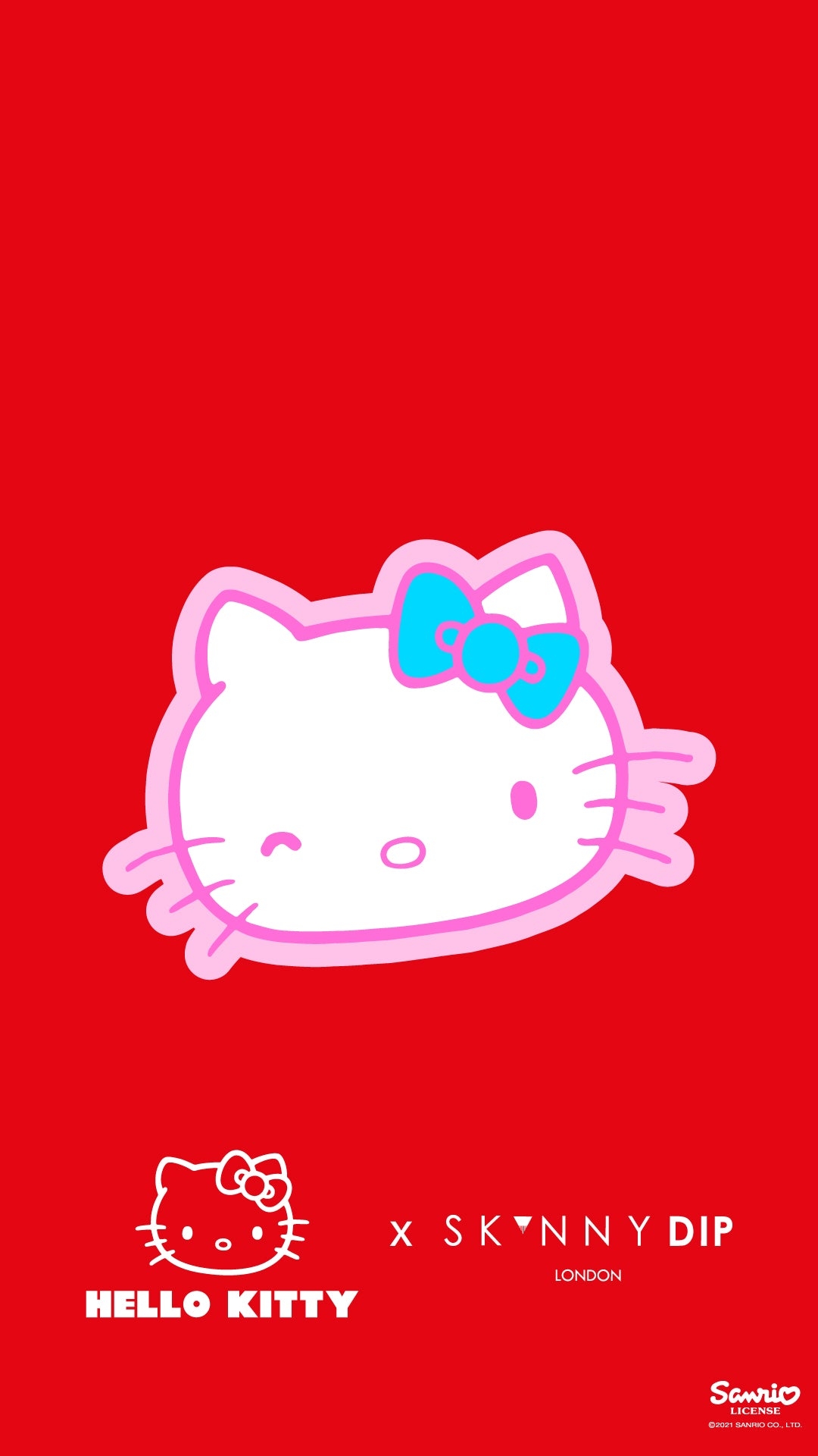 1080x1920 Hello Kitty x Skinnydip Wallpaper, Phone