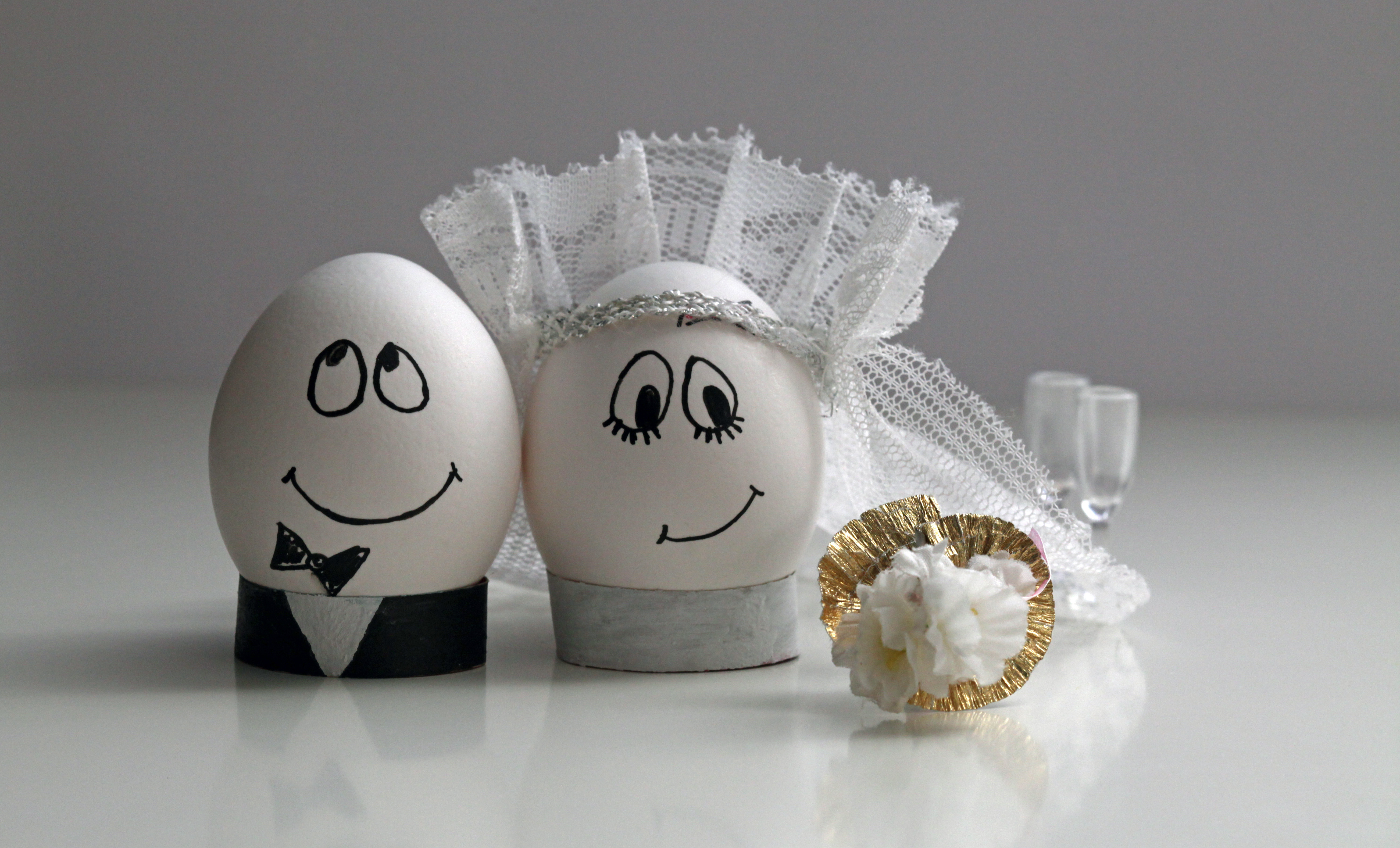 5210x3160 creative, Eggs, Wedding, Groom, Bride, Smile, Mood, Love Wallpaper HD / Desktop and Mobile Background, Desktop