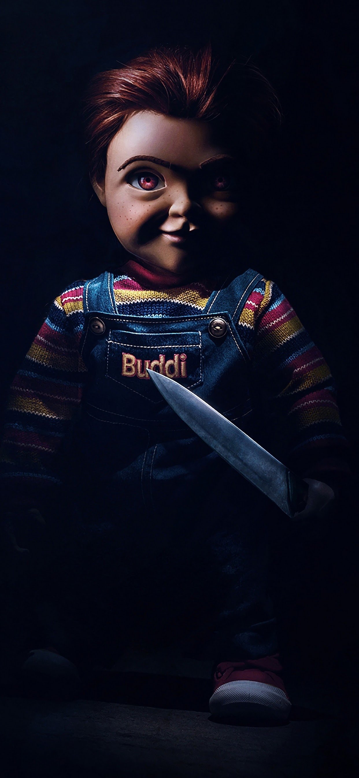 1250x2690 Child's Play Chucky Knife 4K Wallpaper, Phone