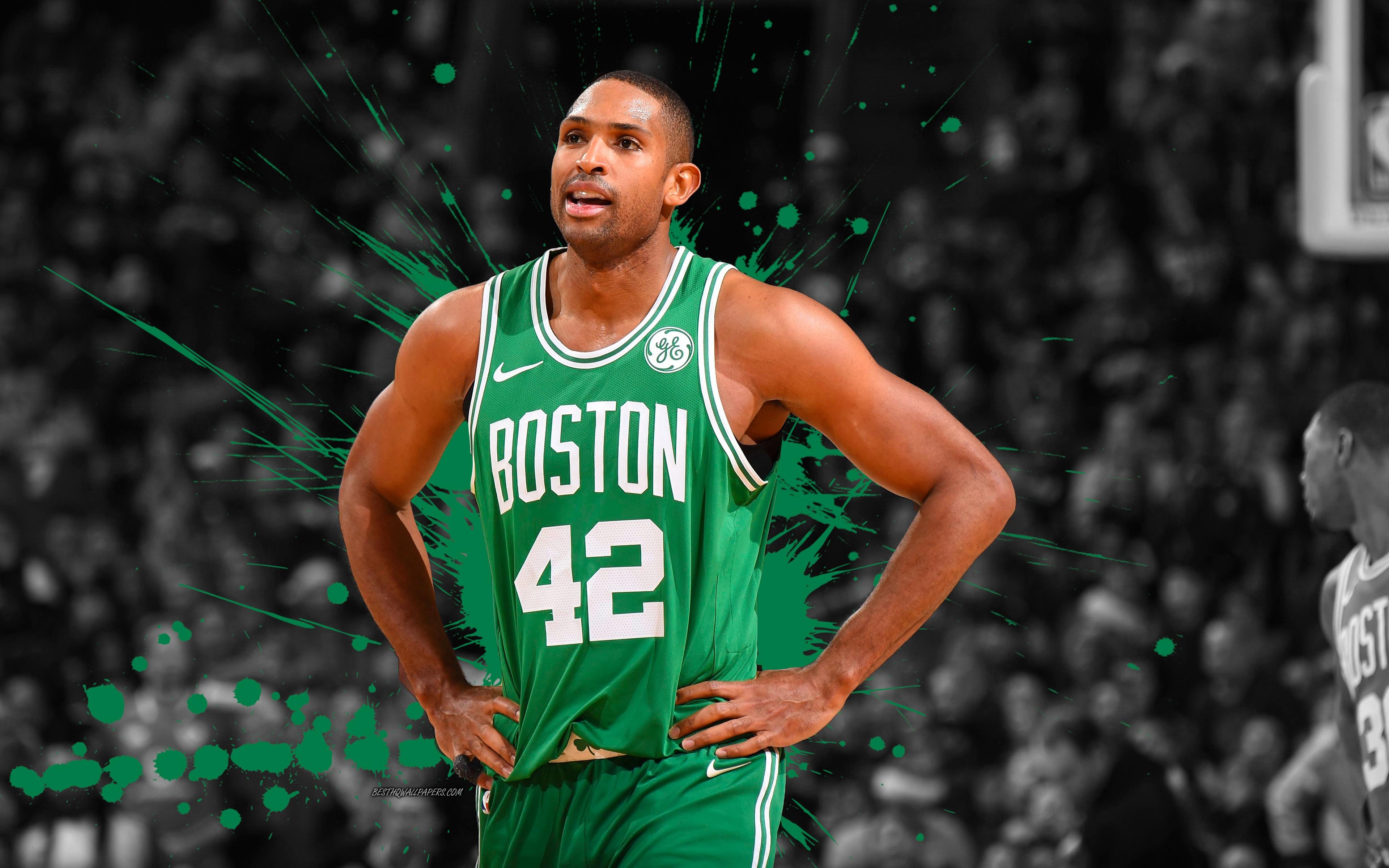 3840x2400 Download wallpaper Al Horford, 4k, basketball players, NBA, Boston, Desktop