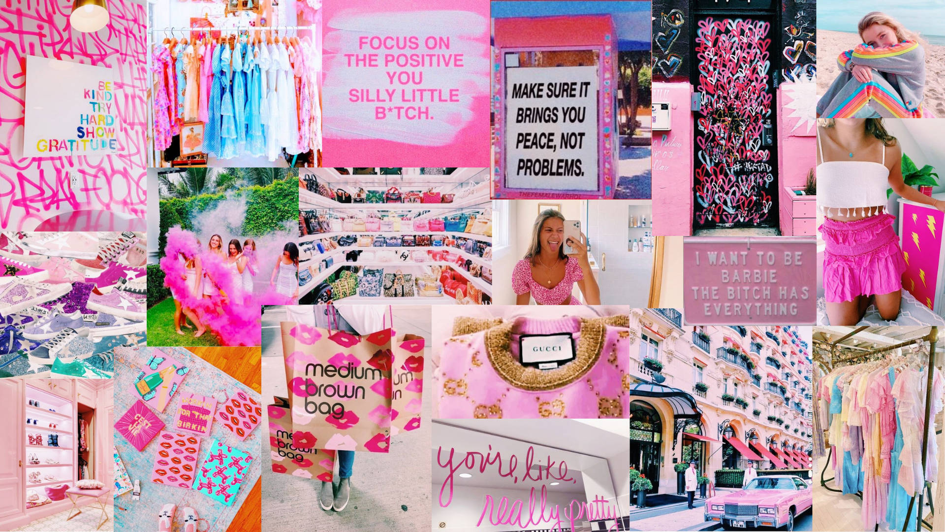 1920x1080 Download Personalized Pink Preppy Wallpaper, Desktop