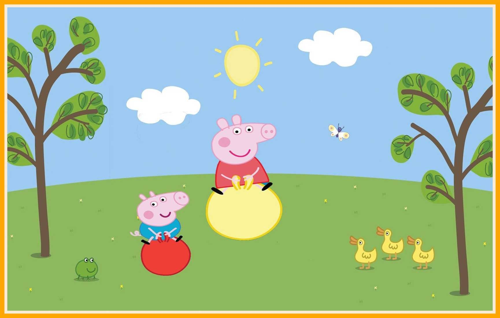 1730x1100 Peppa Pig House Wallpaper, Desktop