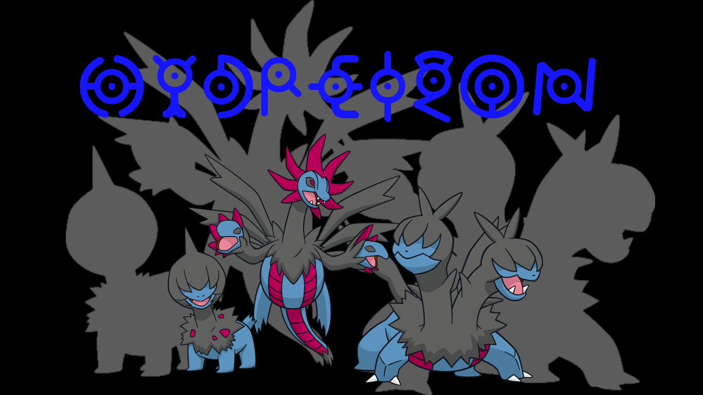 1370x770 Hydreigon Background, Desktop