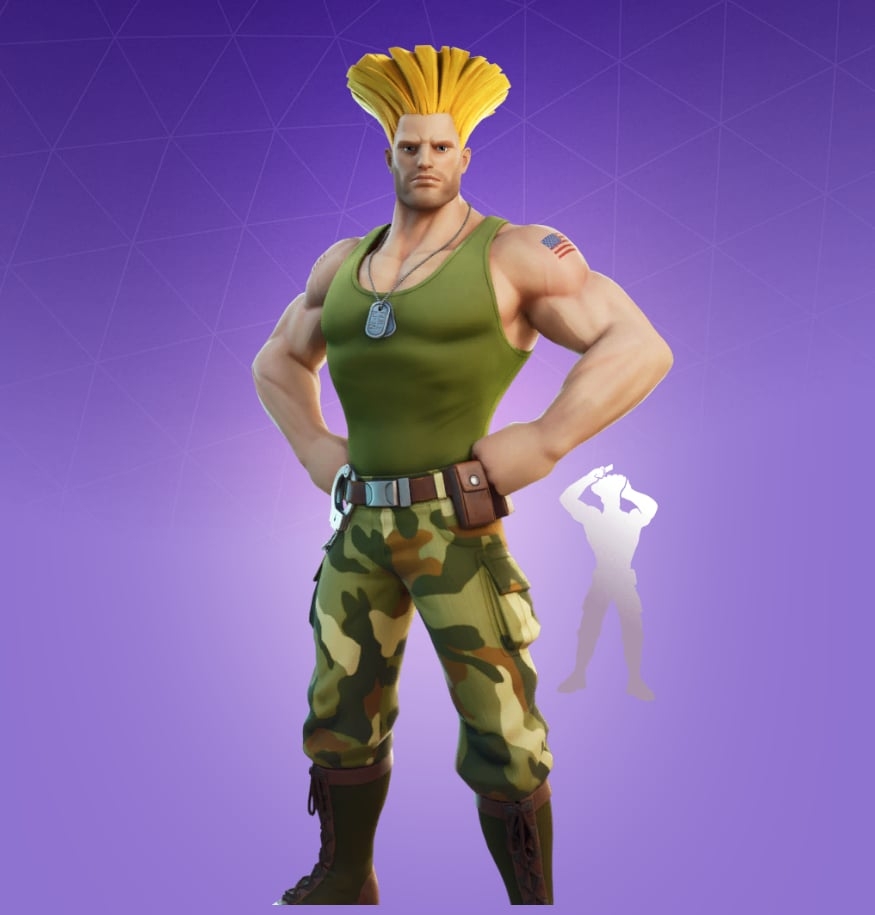 880x920 Guile Fortnite wallpaper, Phone