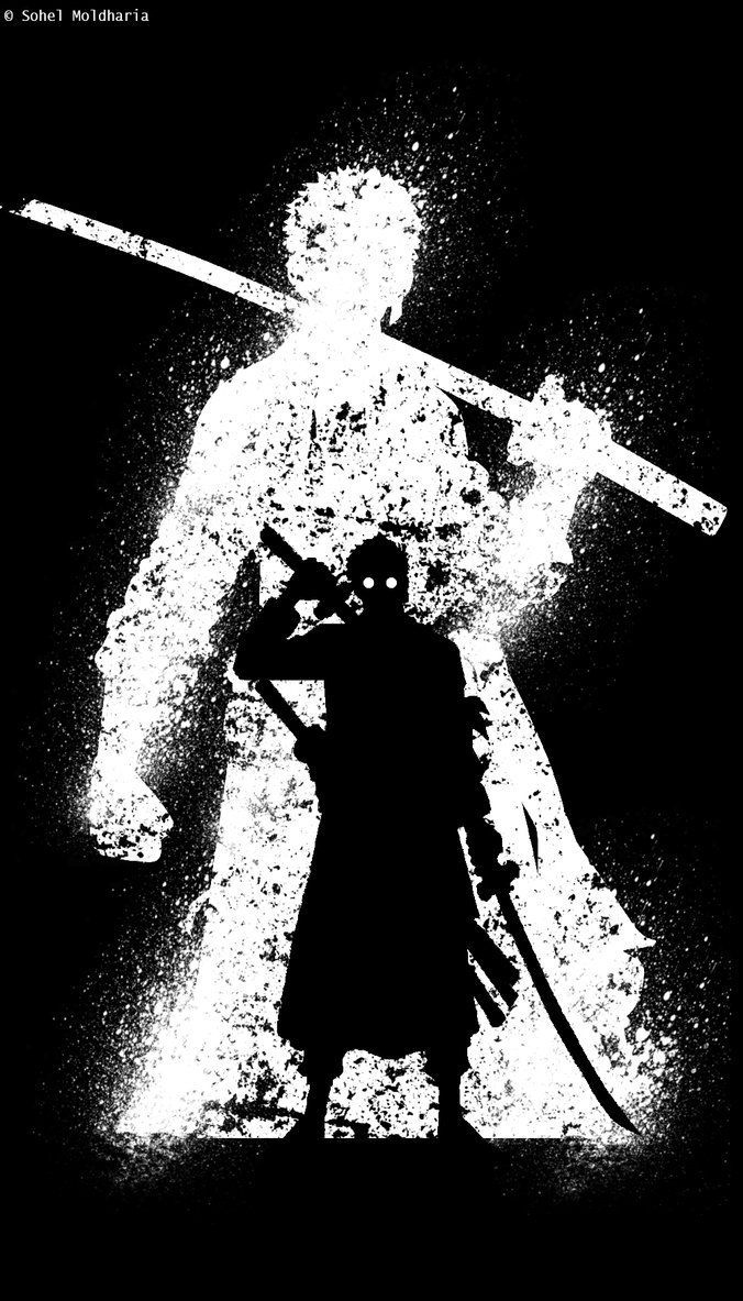 680x1190 Zoro Dark Wallpaper Free Zoro Dark Background, Phone