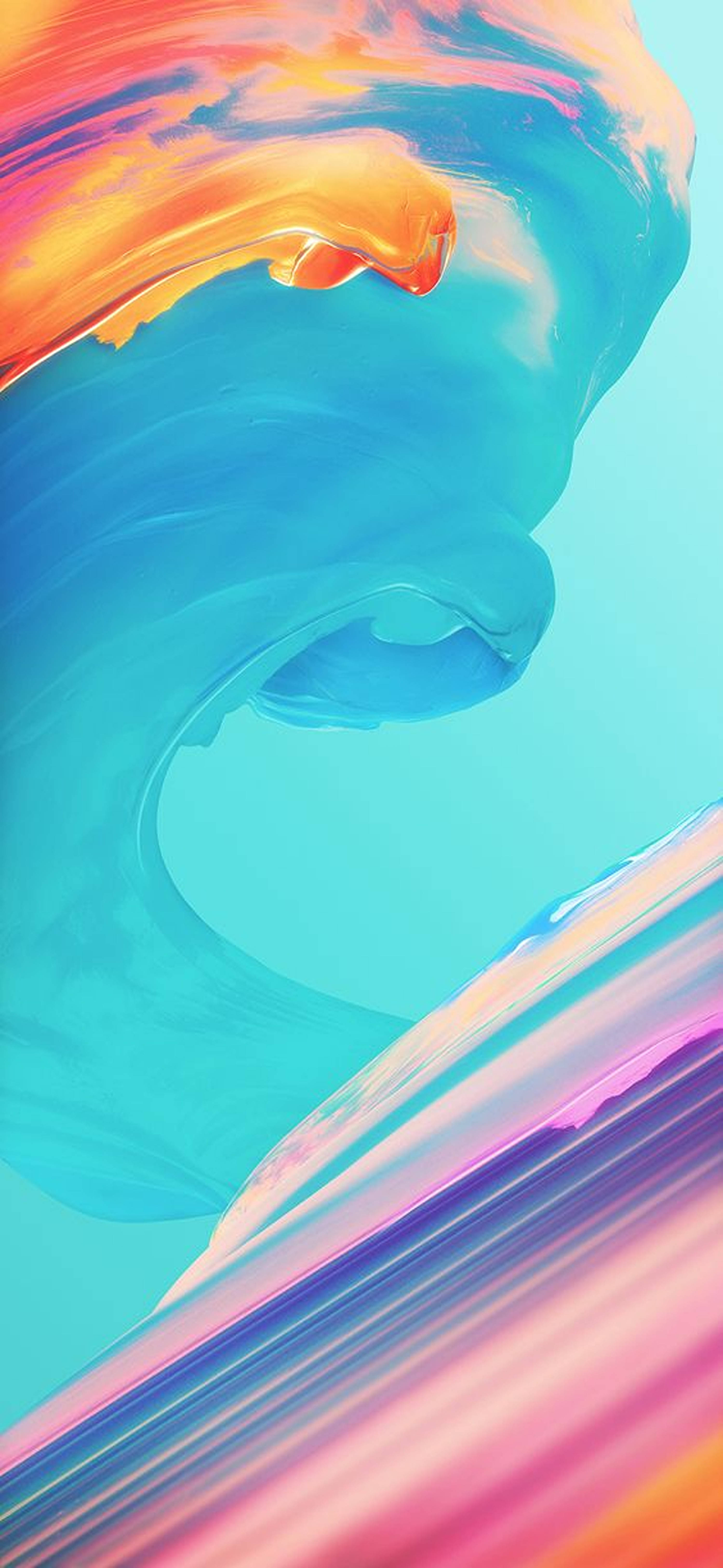 3000x6500 Download Abstract Colorful Wave on Redmi Note 9 Pro Screen Wallpaper, Phone