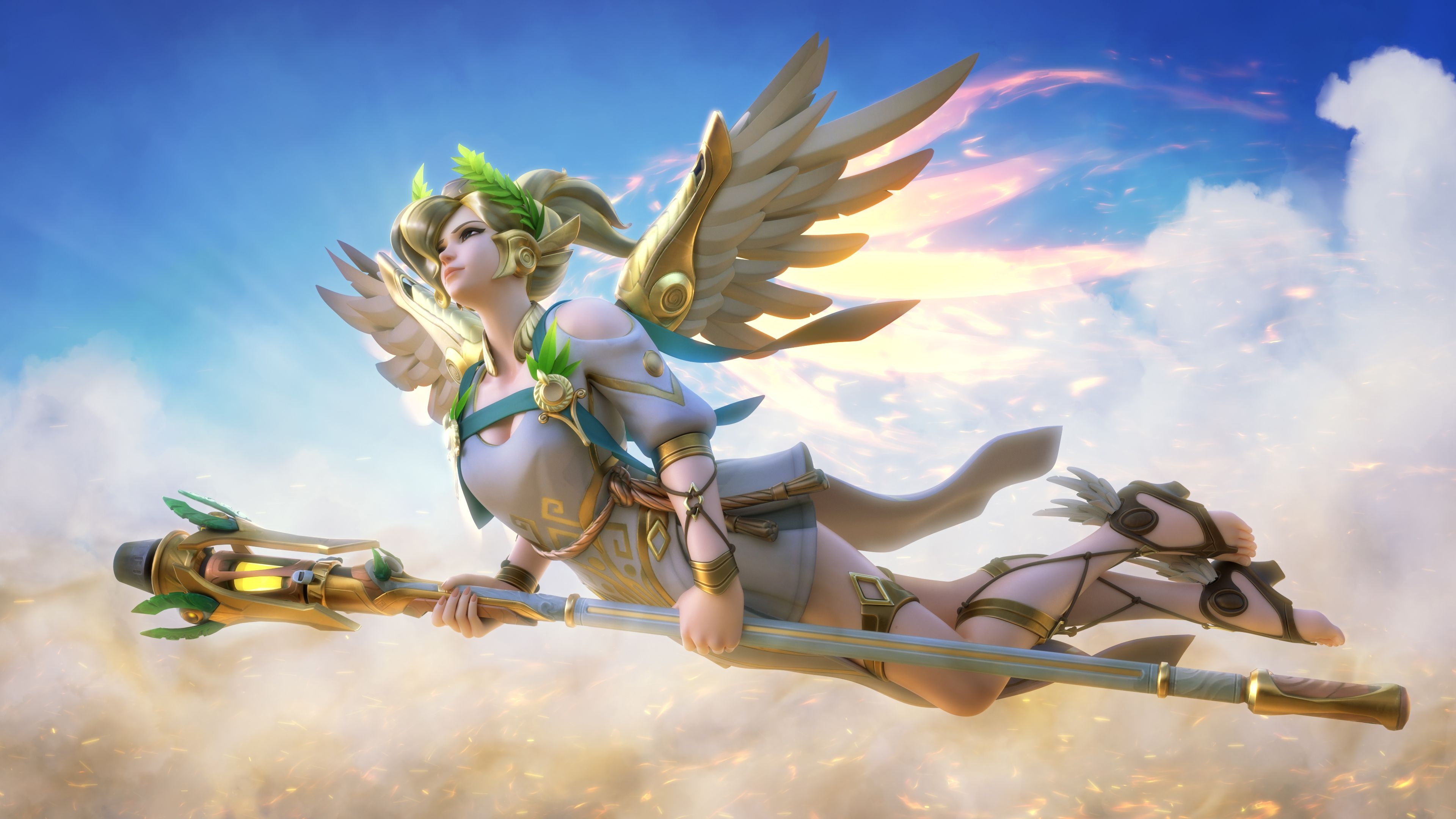 3840x2160 Mercy Overwatch 4K Wallpaper, Desktop