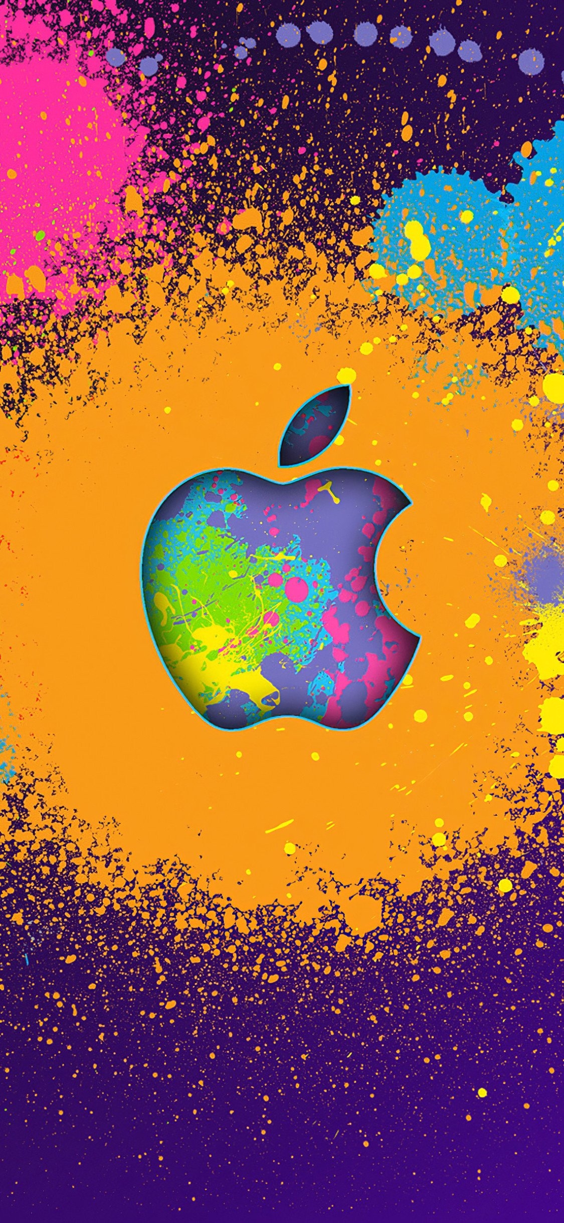 1130x2440 Apple Colorful Logo 4k iPhone XS, iPhone iPhone, Phone