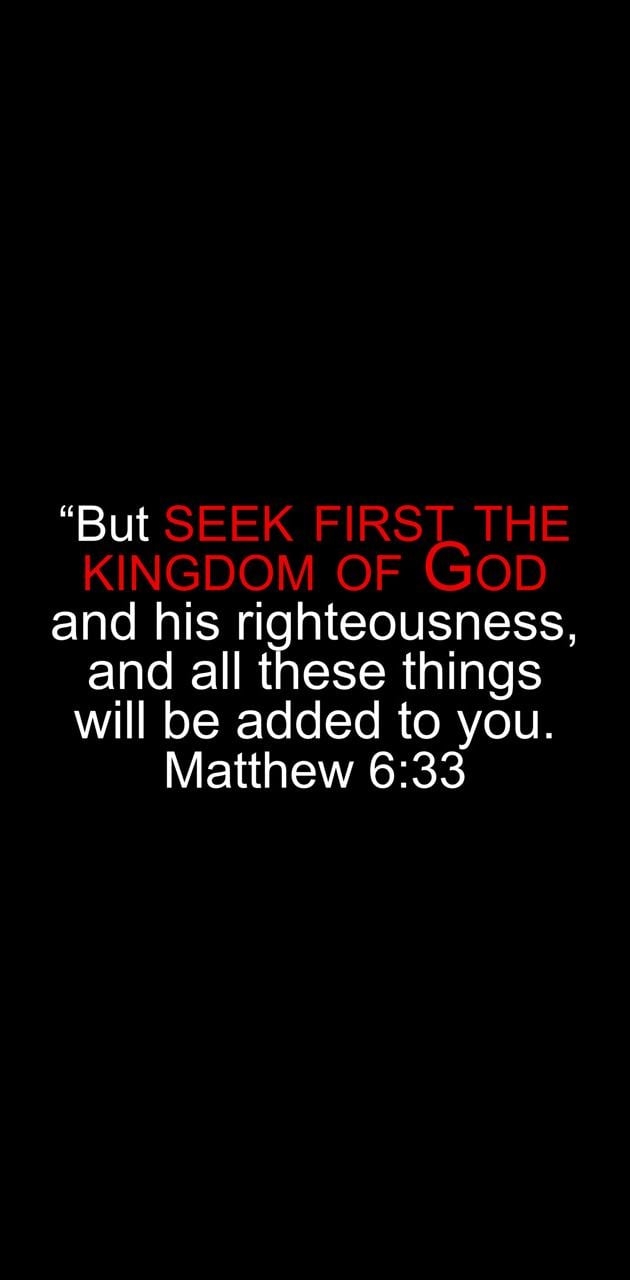 630x1280 Matthew 6:33 wallpaper, Phone