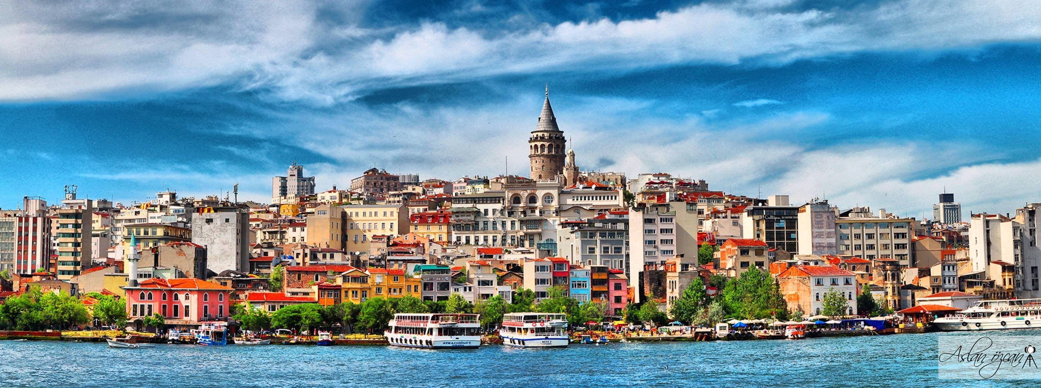 3360x1250 Istanbul HD Wallpaper and Background Image, Dual Screen