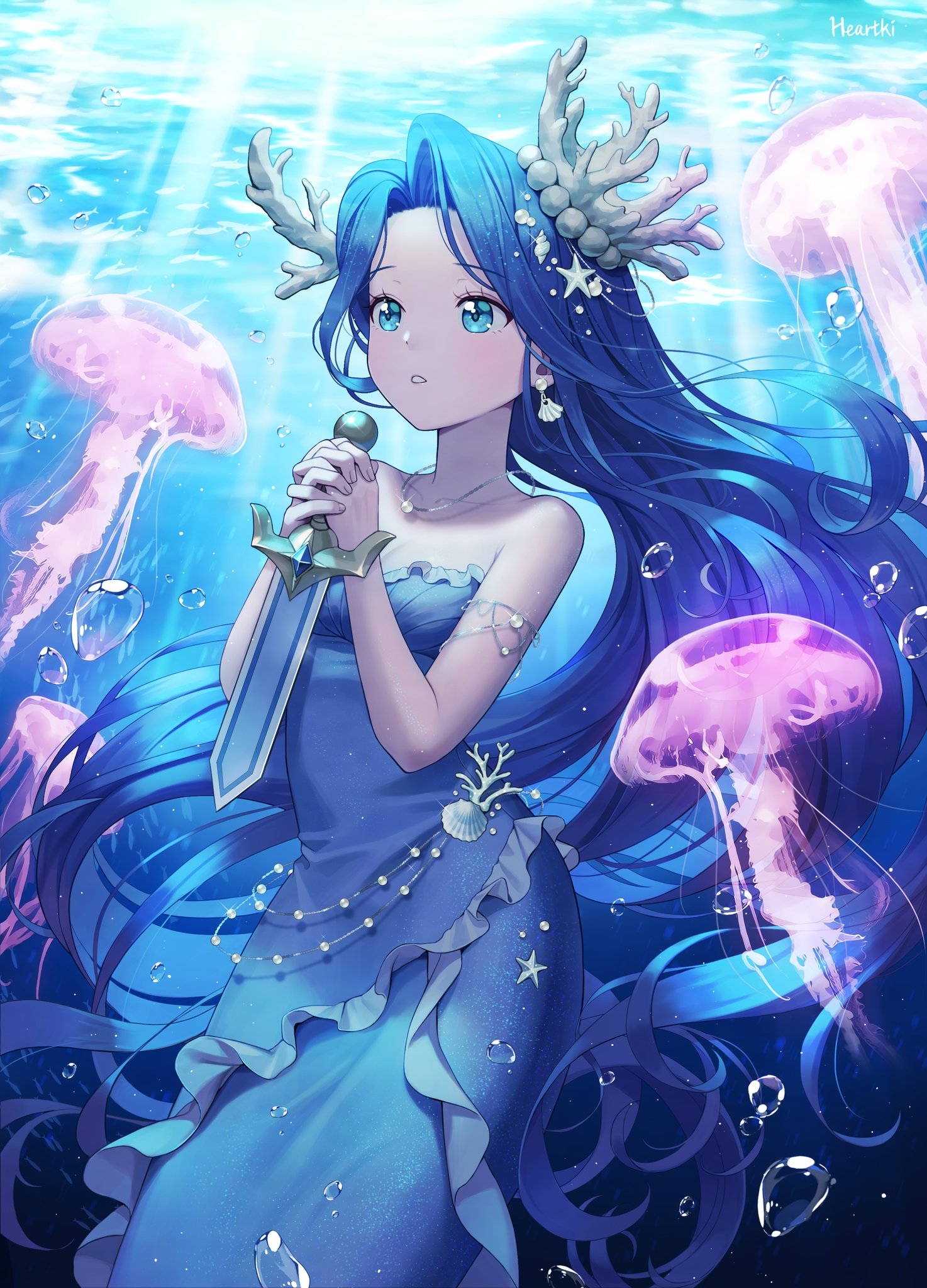 1480x2050 Sea Fairy Cookie Run Anime Image Board, Phone