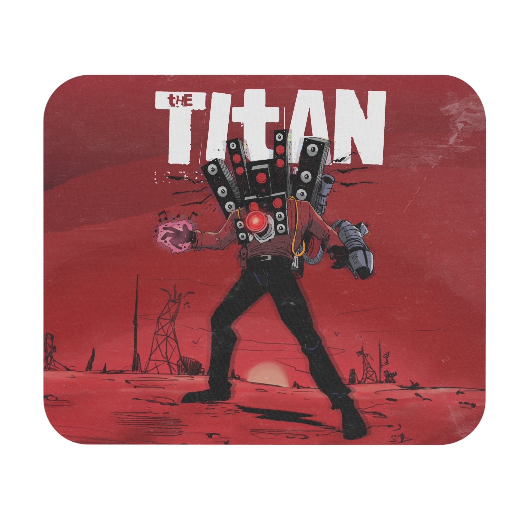 2050x2050 Titan Speakerman Voltage Mouse Pad, Phone