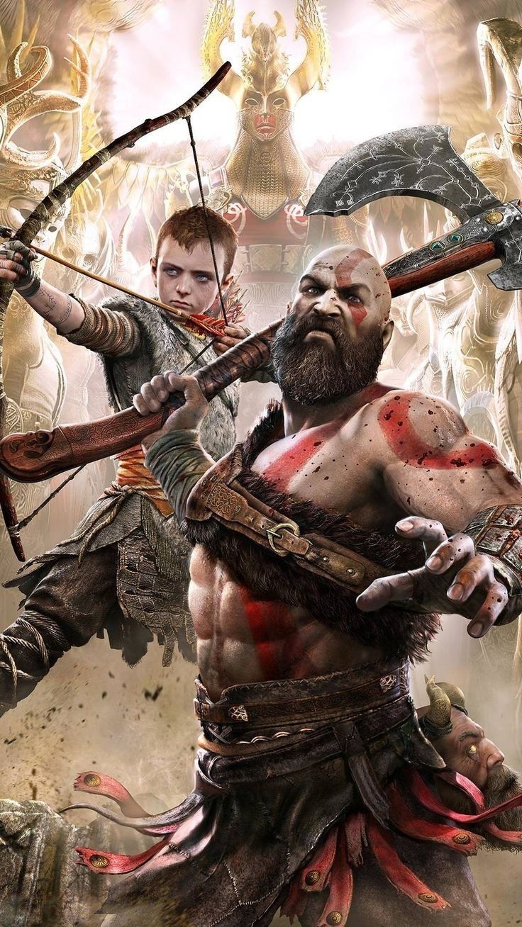 740x1310 God of war wallpaper, Phone