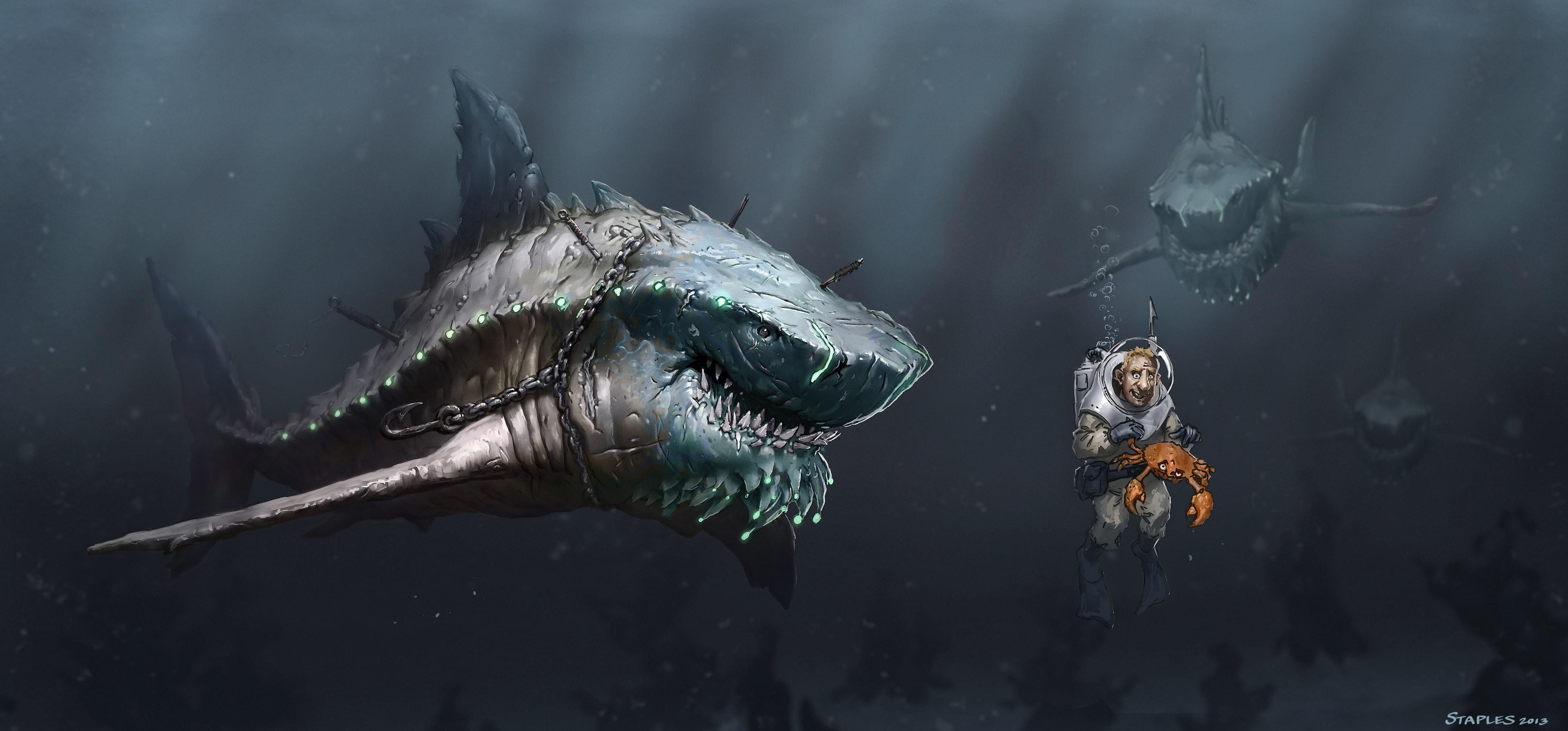 3950x1840 Diving Live Wallpaper, HD Wallpaper, Dual Screen