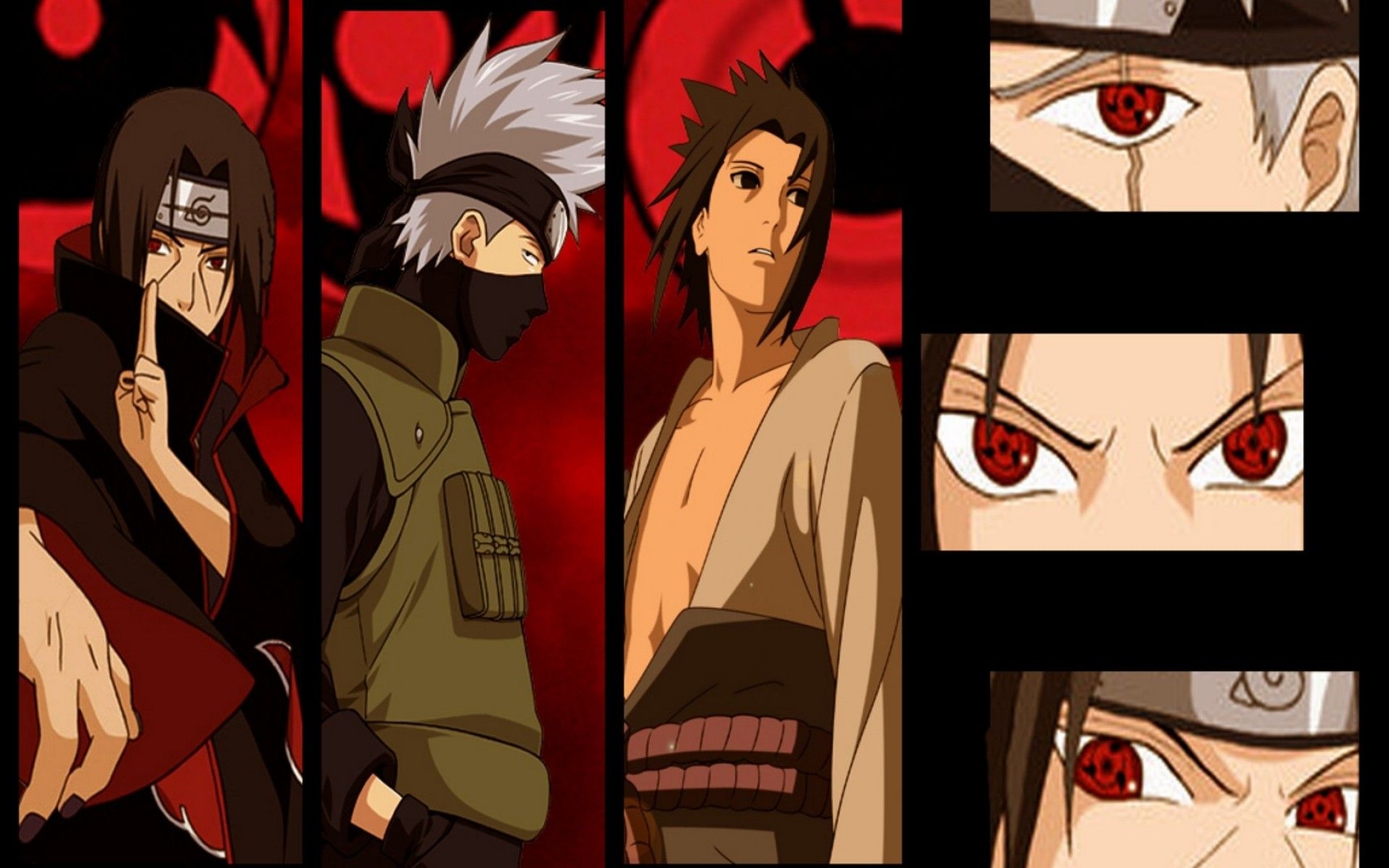 1920x1200 Itachi Sasuke Kakashi HD wallpaper, Desktop