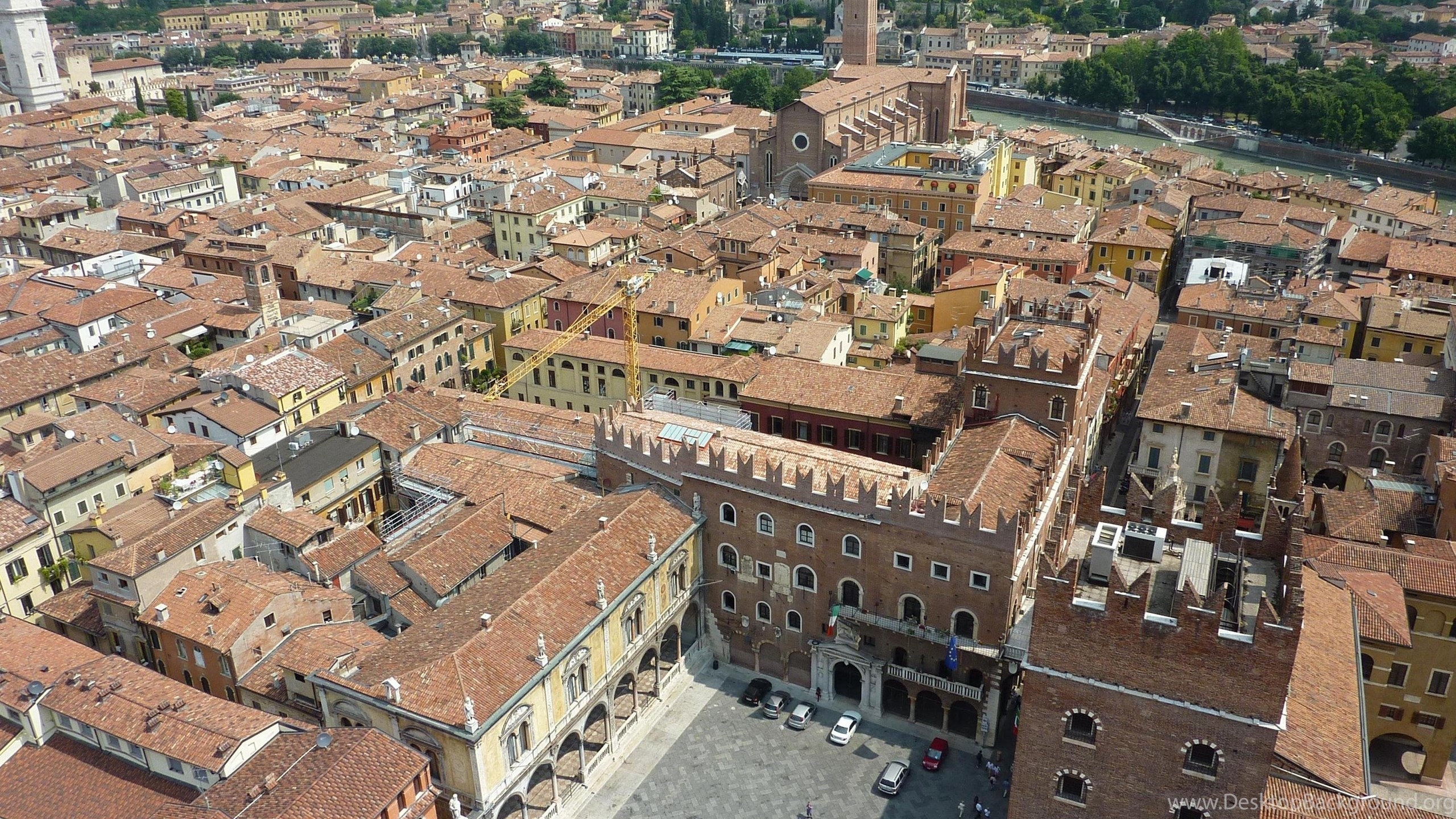 2560x1440 Panorama Of The City Of Verona, Italy Wallpaper And Image, Desktop