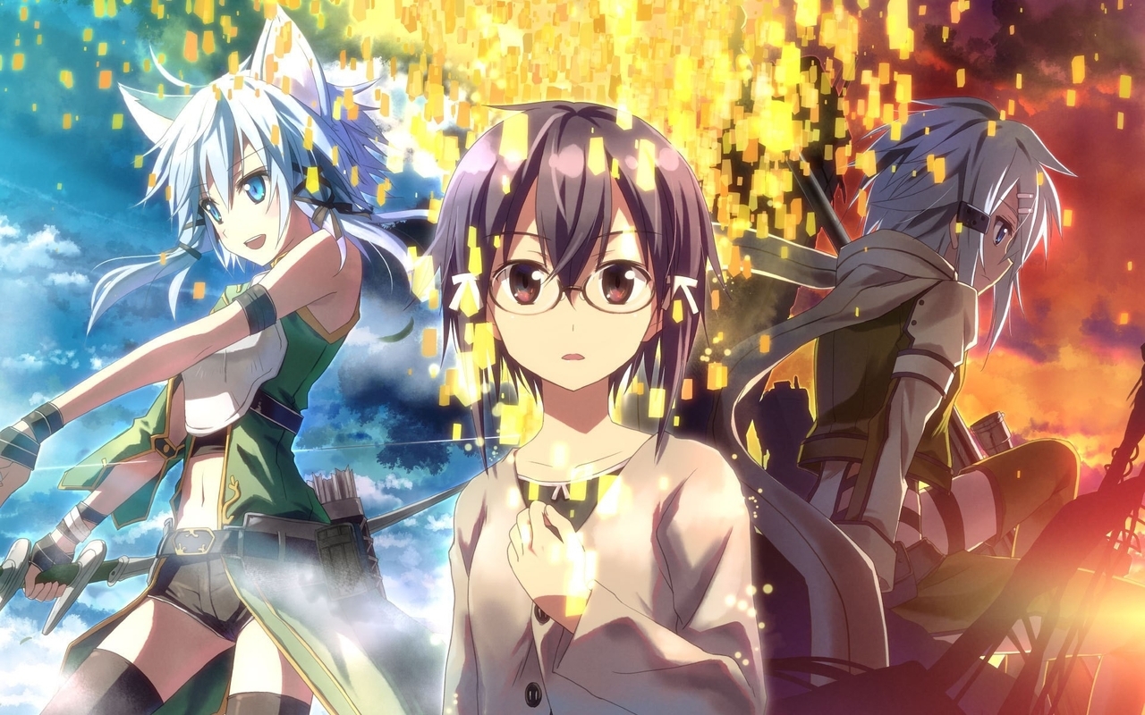 1280x800 Sword Art Online Sinon Wallpaper, Desktop