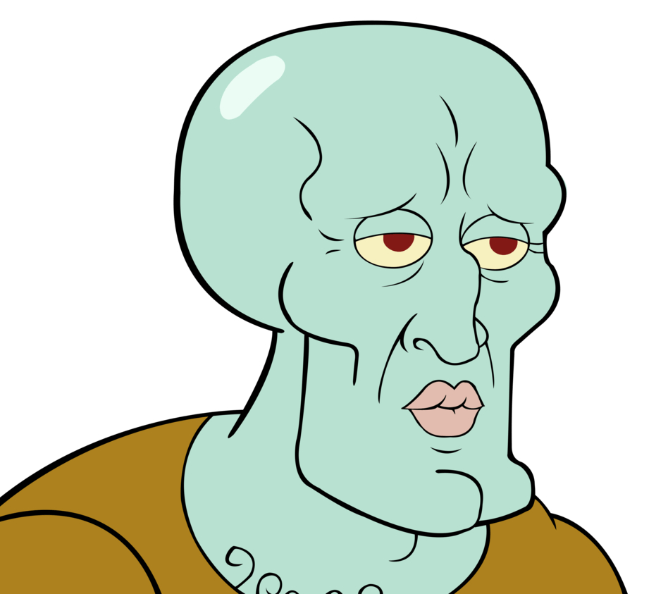 950x850 g1twa2vfn7x9.png (948×843). Painting memes, Squidward art, Desktop