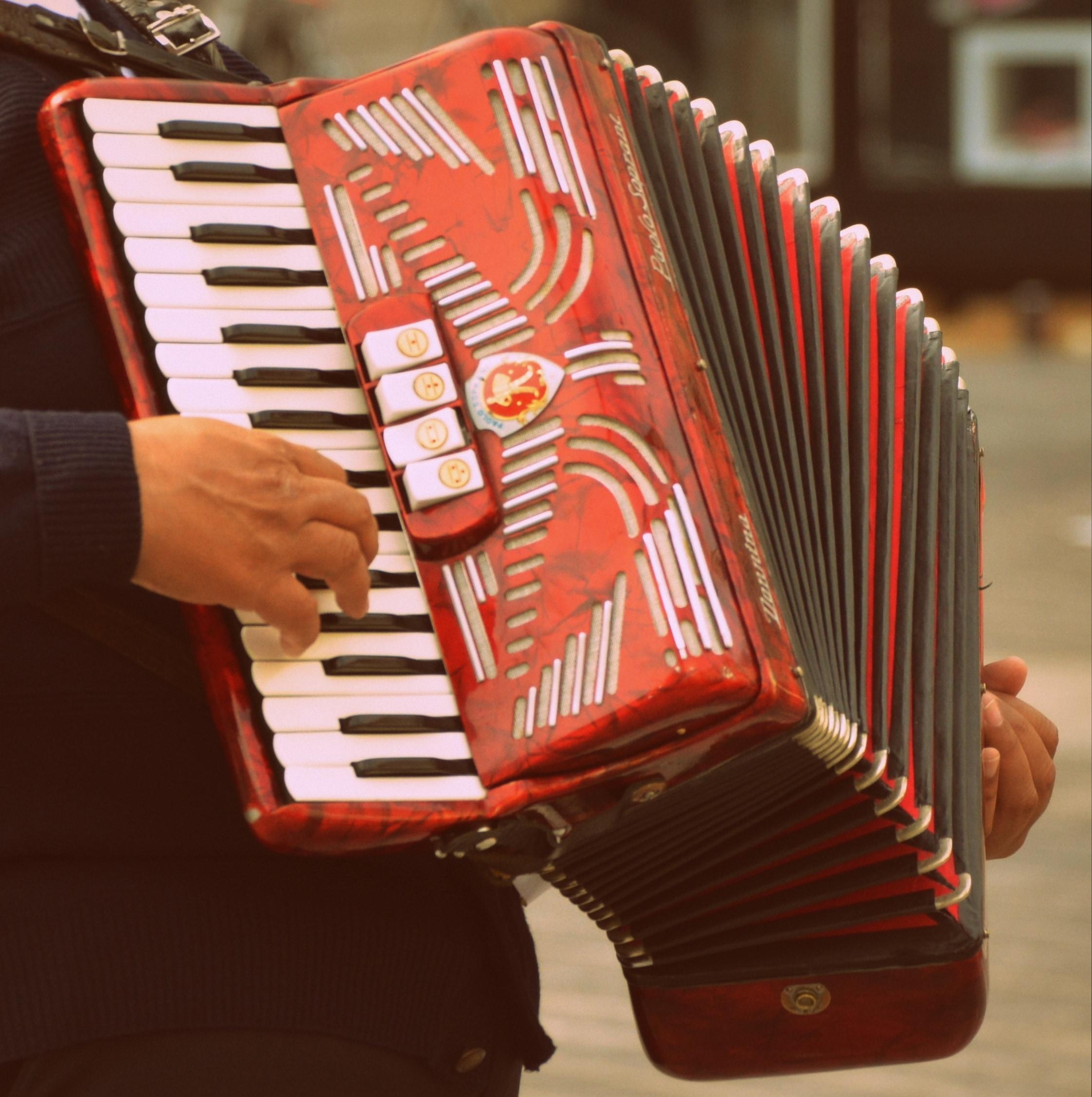 2250x2260 red black and white accordion free image, Phone