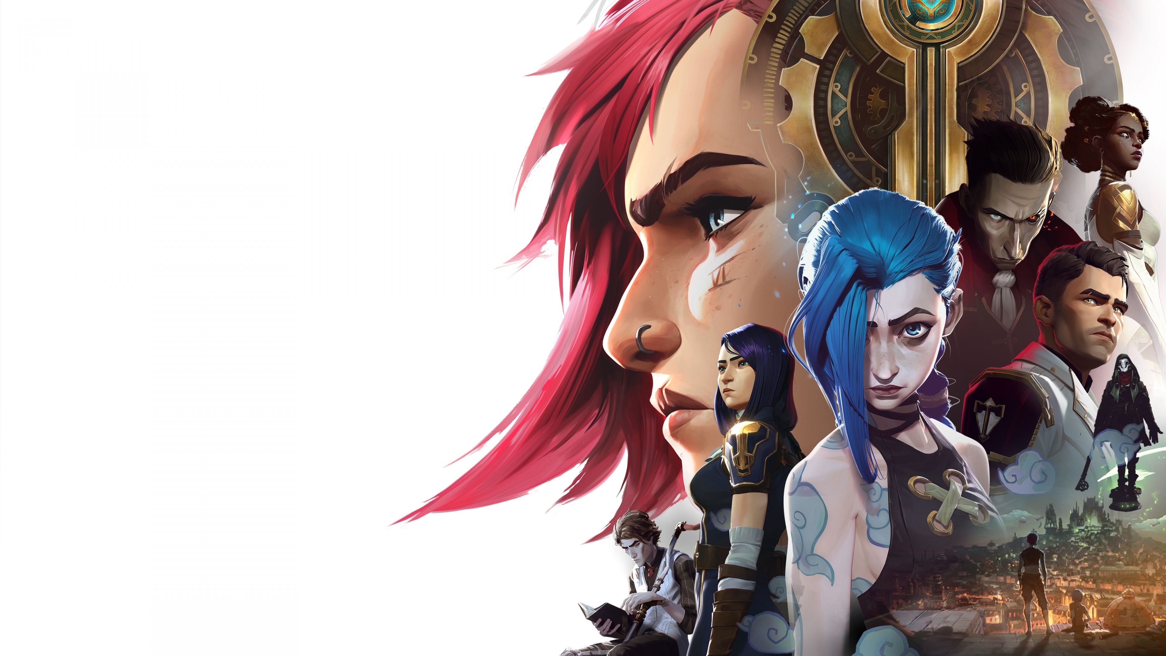 3840x2160 Arcane Wallpaper 4K, Vi, Jinx, Jayce, Silco, Movies, Desktop