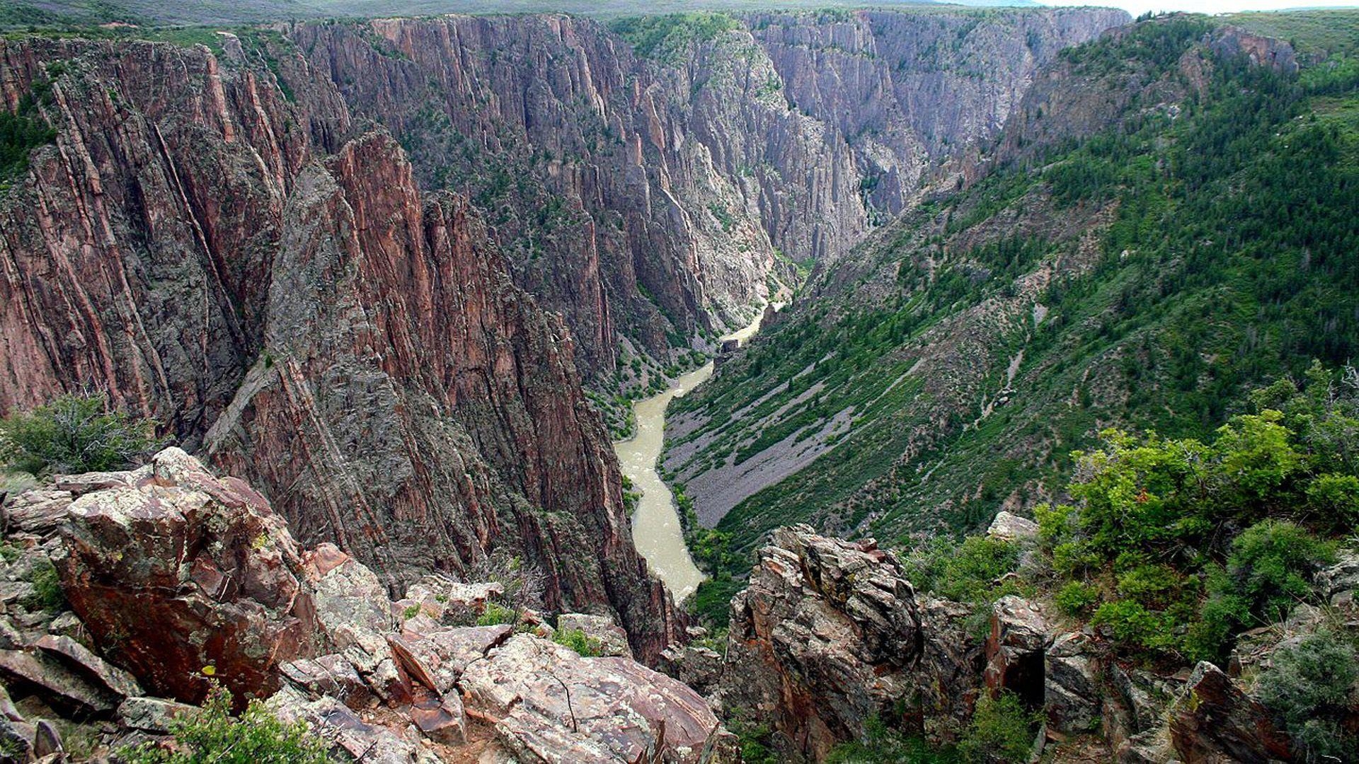 1920x1080 Black Canyon Of The Gunnison National Park And Gunnison River West, Desktop