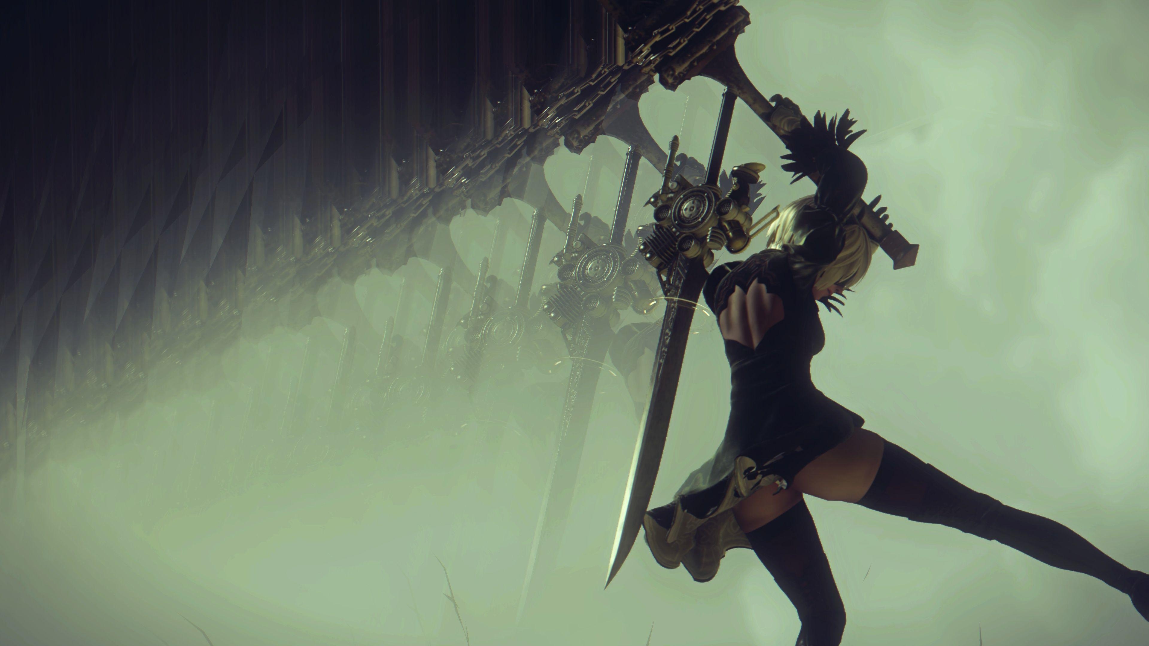 3840x2160 awesome YoRHa No.2 Type B NieR: Automata 4K. NieR, Desktop