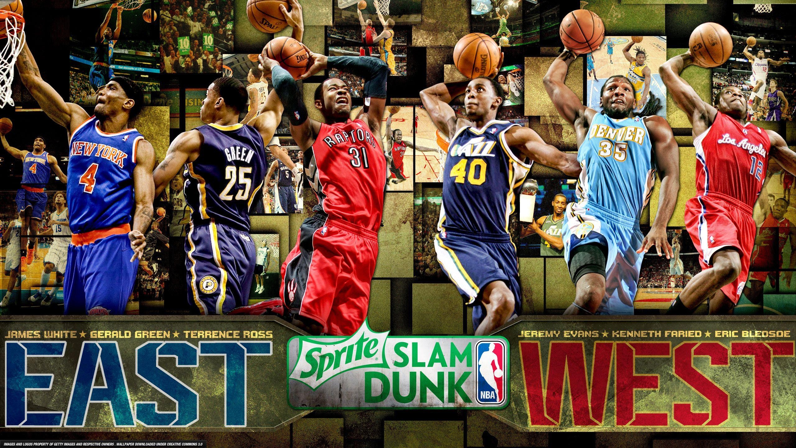 2560x1440 NBA Slam Dunk Contest 2560×1440 Wallpaper. Basketball, Desktop