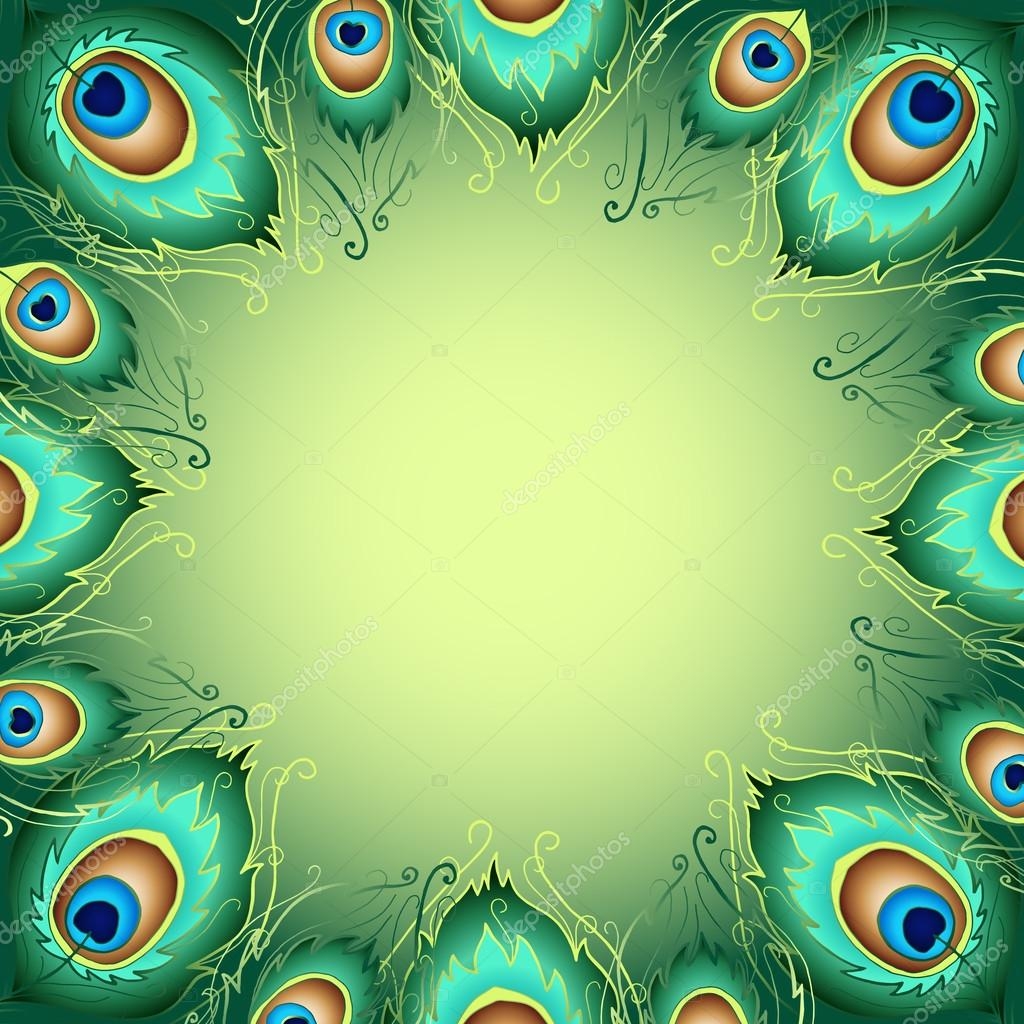 1030x1030 Peacock Feather Krishna Background, Phone