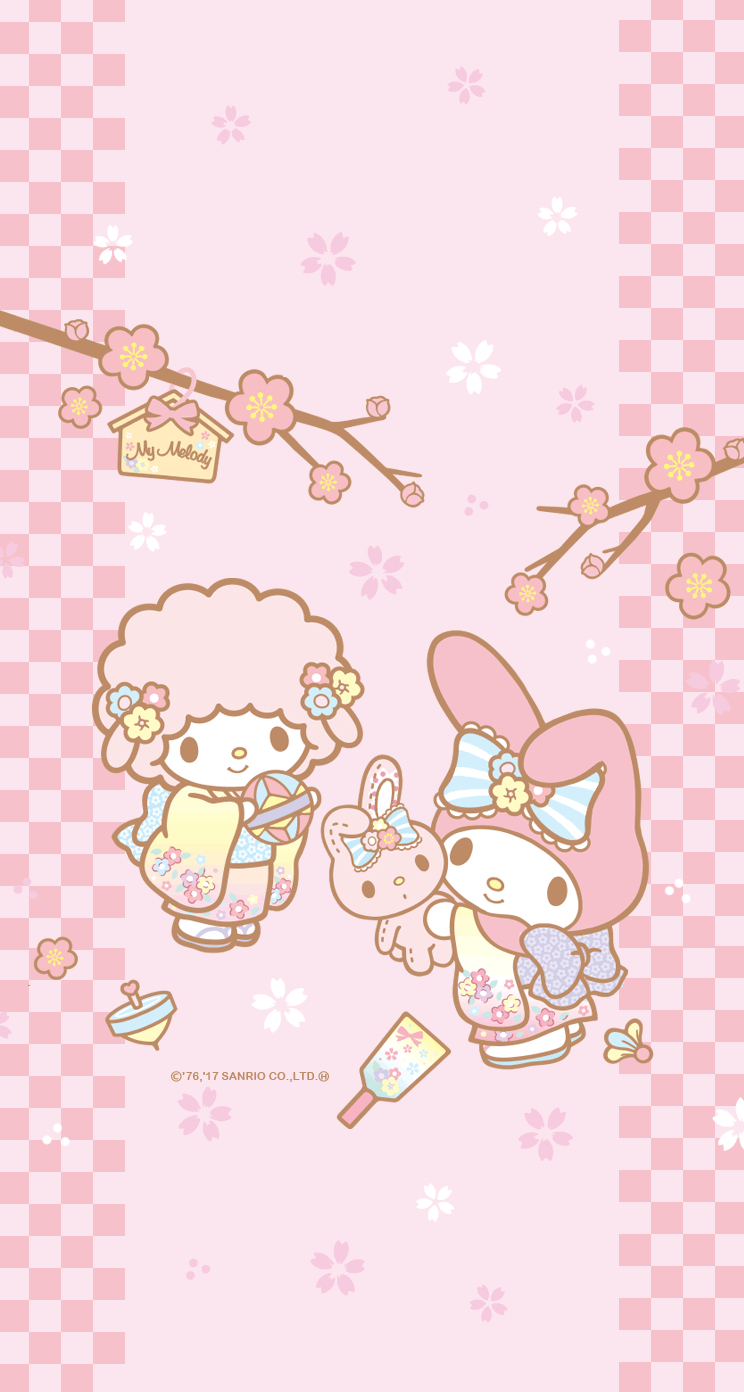 750x1400 My Melody & My Sweet Piano. My melody wallpaper, Wallpaper iphone cute, Hello kitty wallpaper hd, Phone