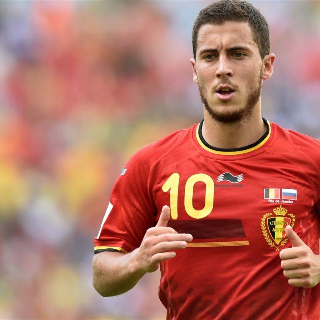 1030x1030 Download wallpaper Eden Hazard, 4k, footballer, Belgium national, Phone