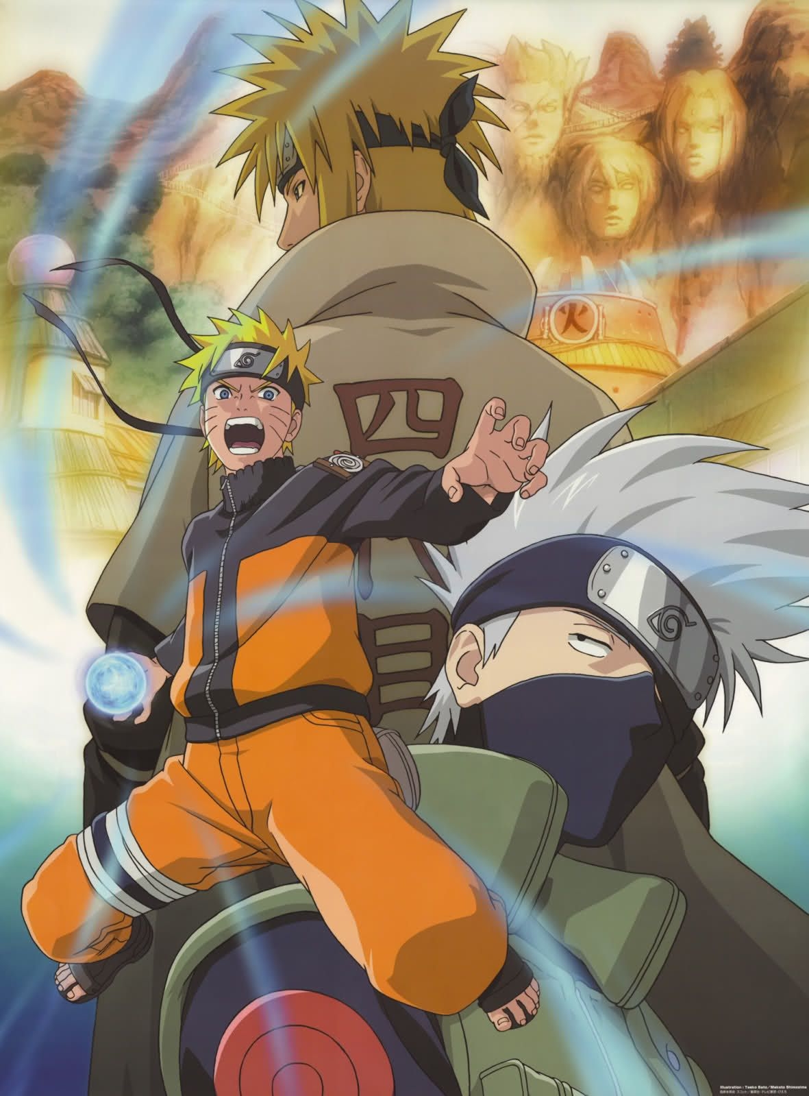 1190x1600 Naruto poster illustration, Phone