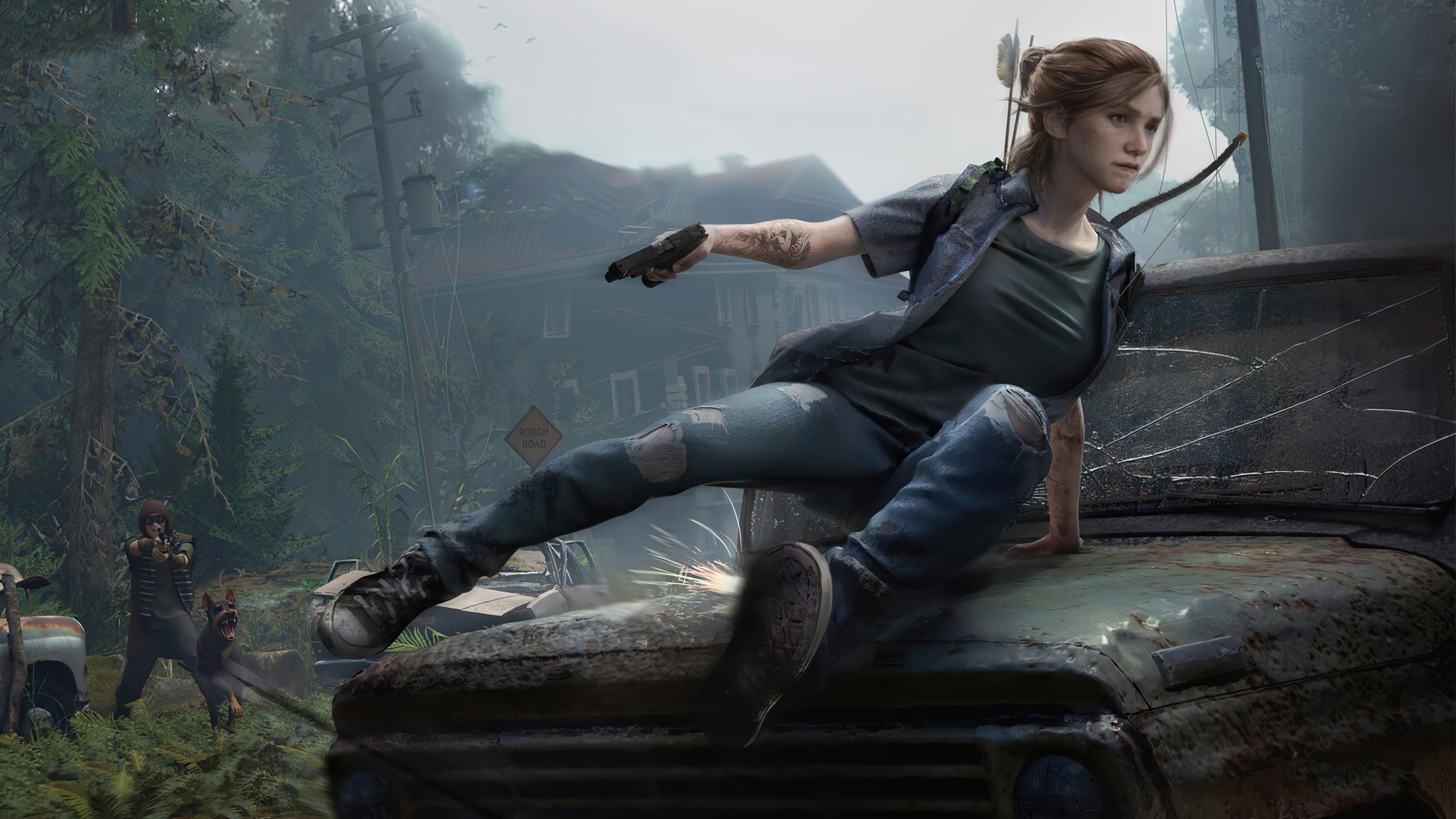 2970x1670 Ellie Williams, video game characters, The Last of Us, The Last of Us pistol, video games, video game girls, digita. The last of us, Video games girls, Fan art, Desktop