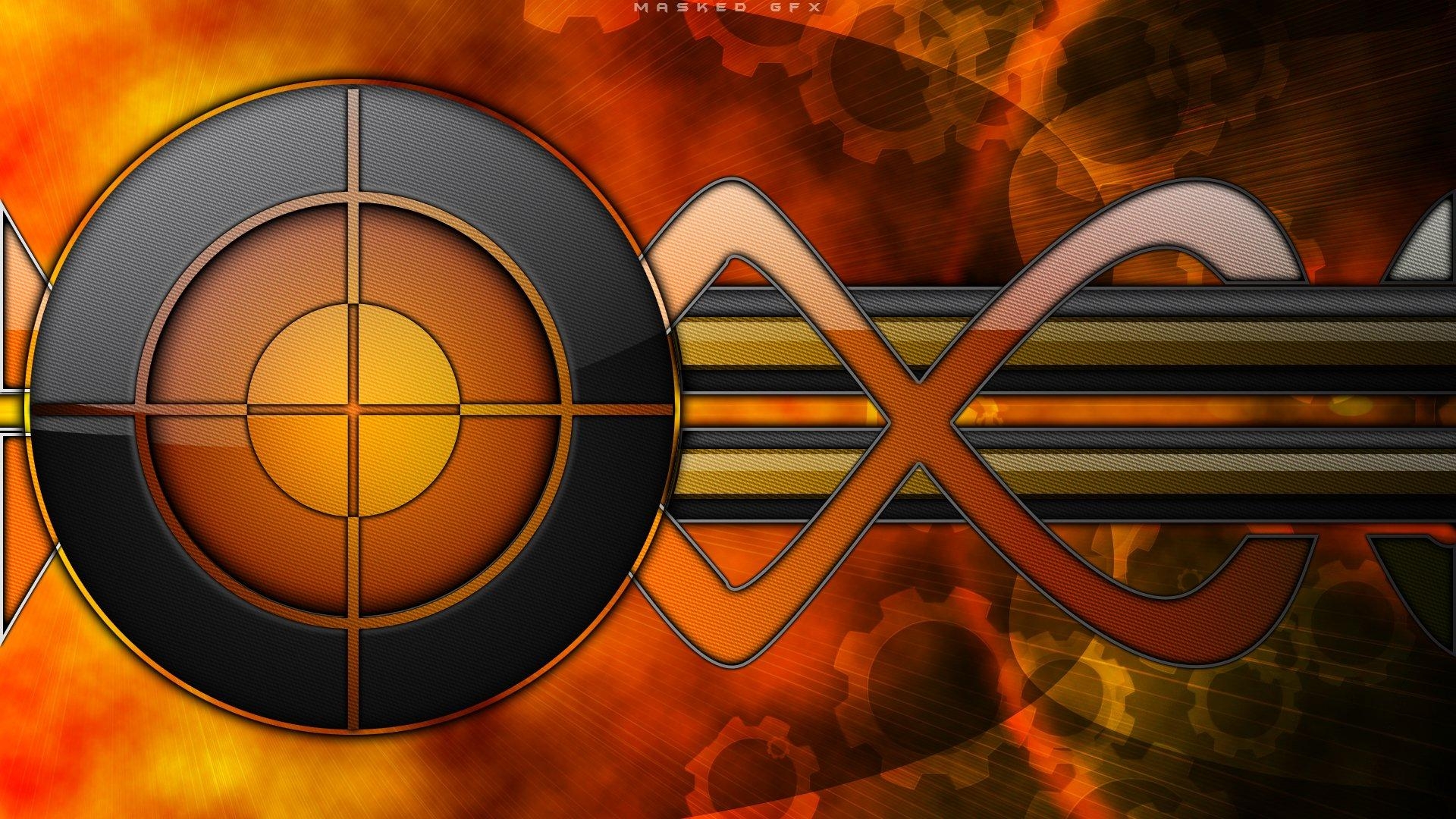 1920x1080 Orange Target HD Wallpaper, Desktop