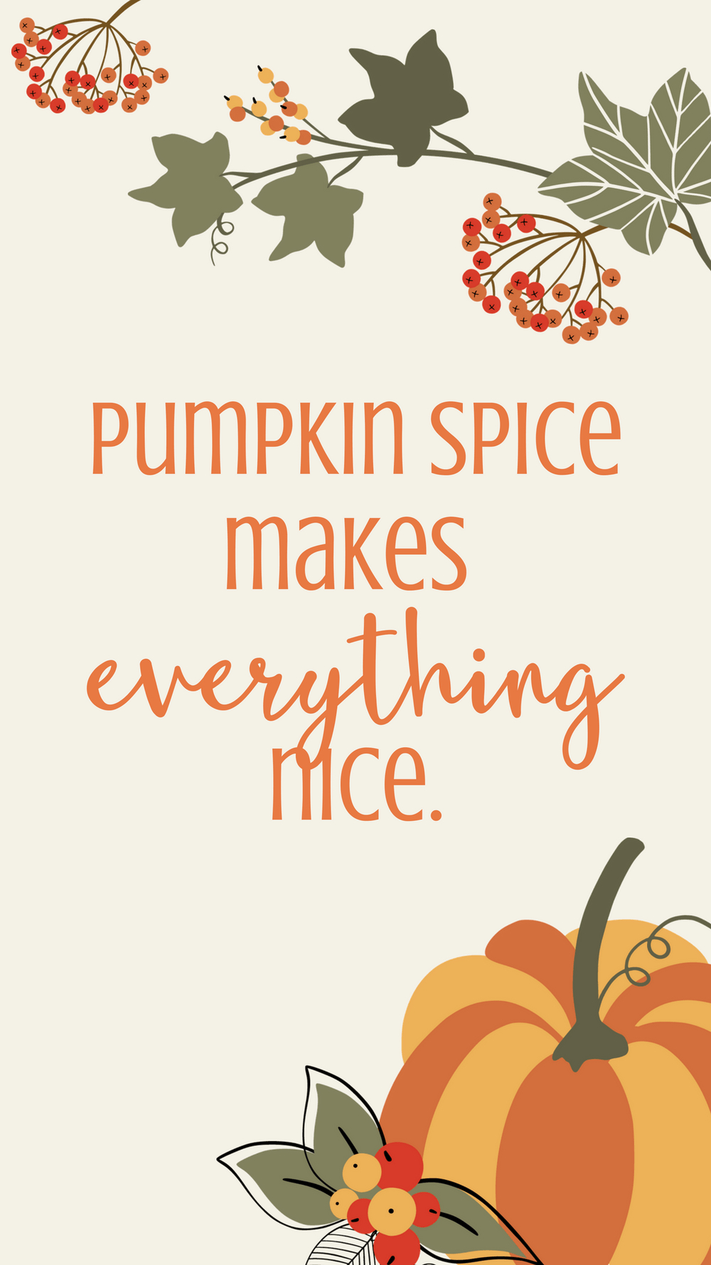 1000x1780 Pumpkin Spice Wallpaper Free Pumpkin Spice Background, Phone