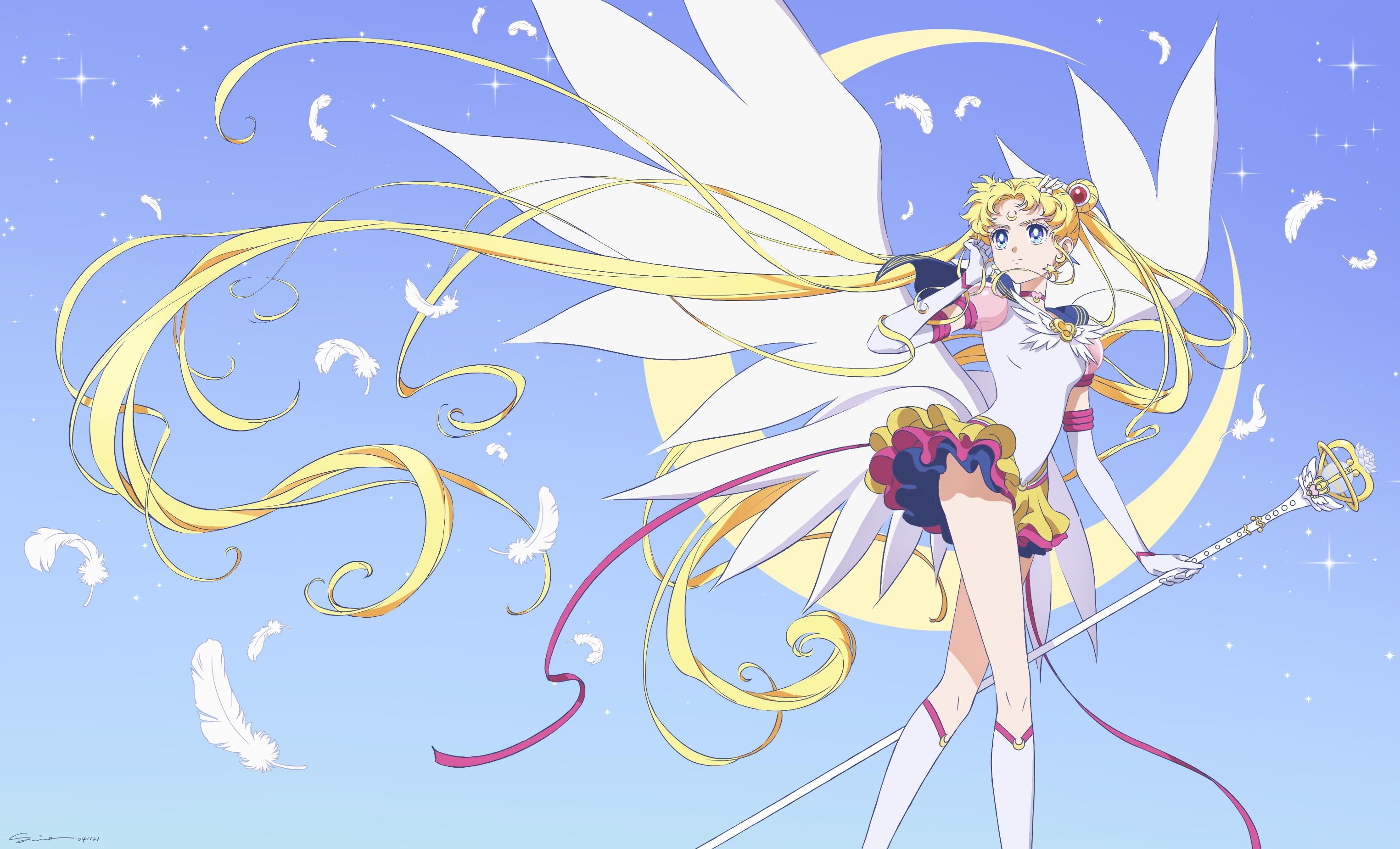 3050x1850 My new Sailor Moon Eternal art, Desktop