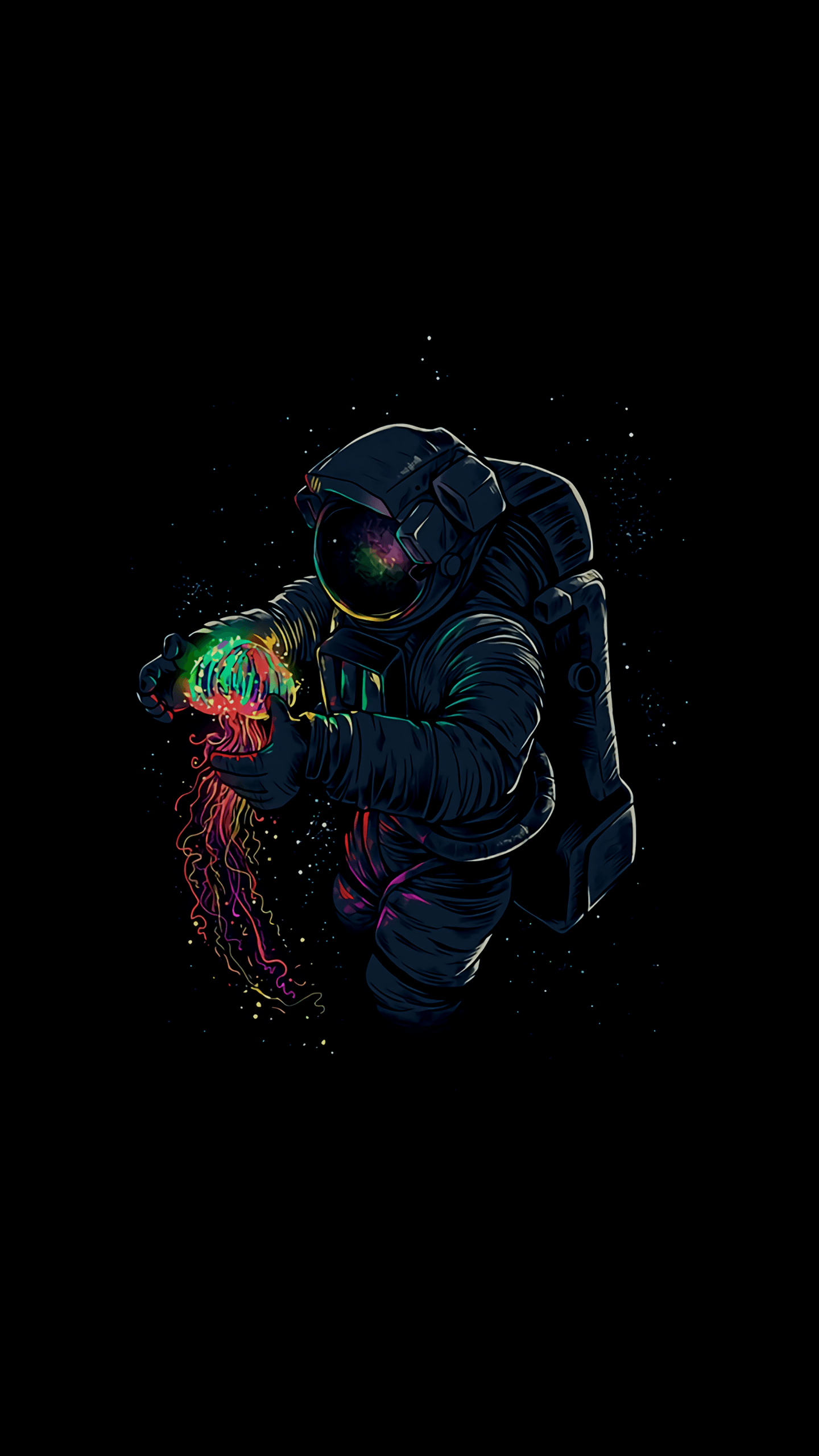 1440x2560 AMOLED Astronaut Wallpaper, Phone