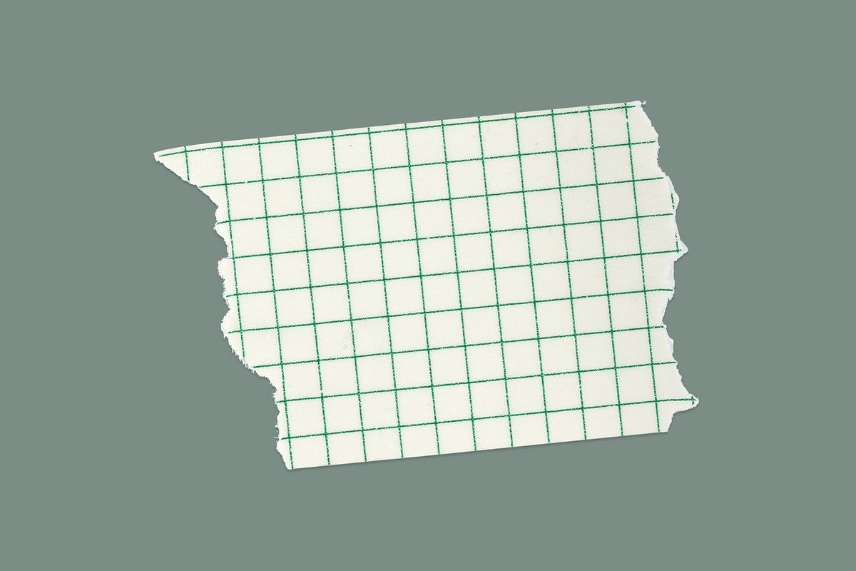 1200x800 Torn graph paper on a sage green background design resource, Desktop