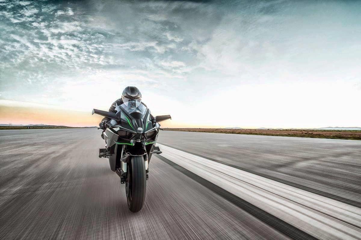 1200x800 motorcycle and bike review: 2015 Kawasaki Ninja H2r Far front view, Desktop