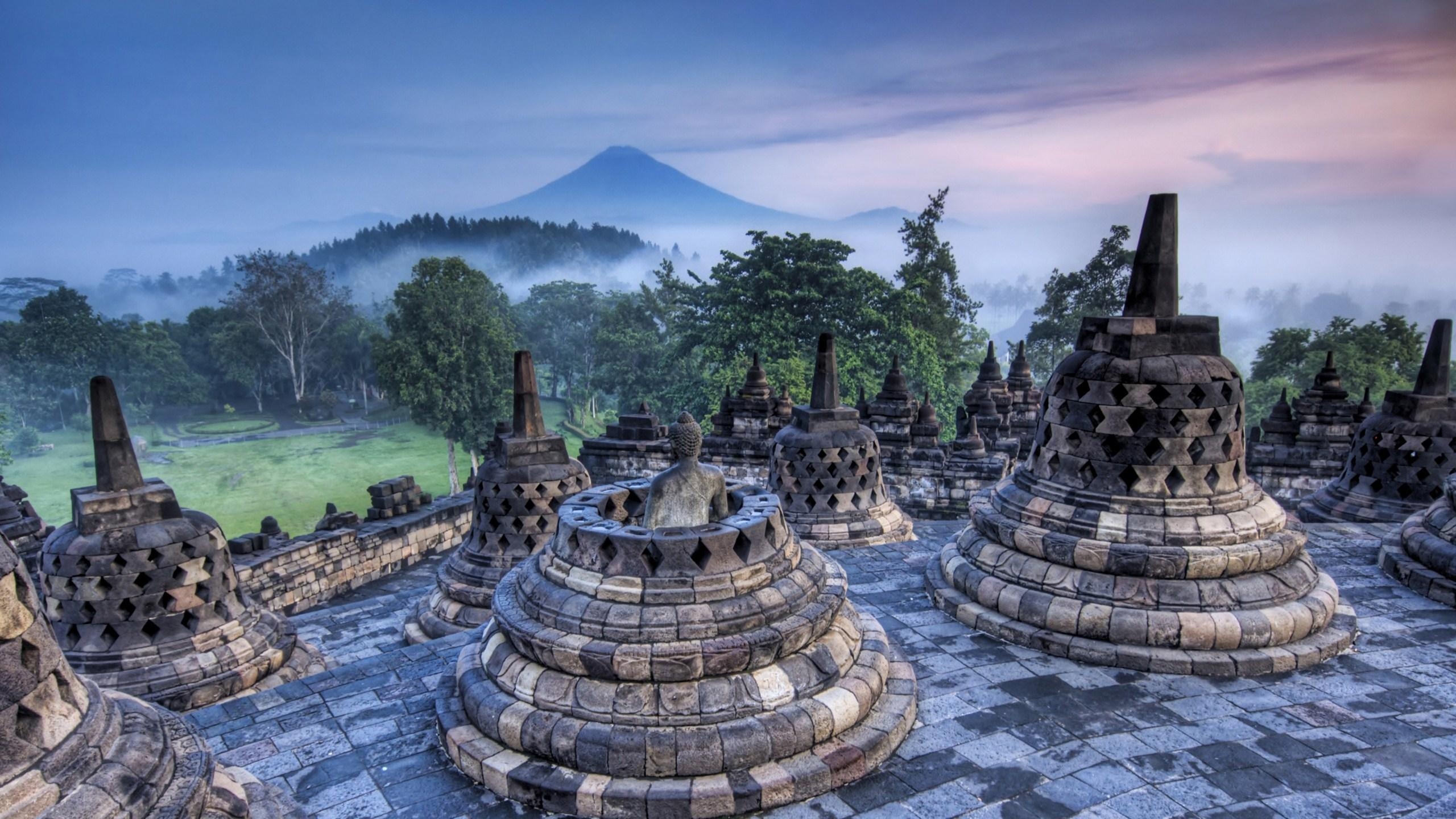 2560x1440 Borobudur HD Wallpaper, Desktop