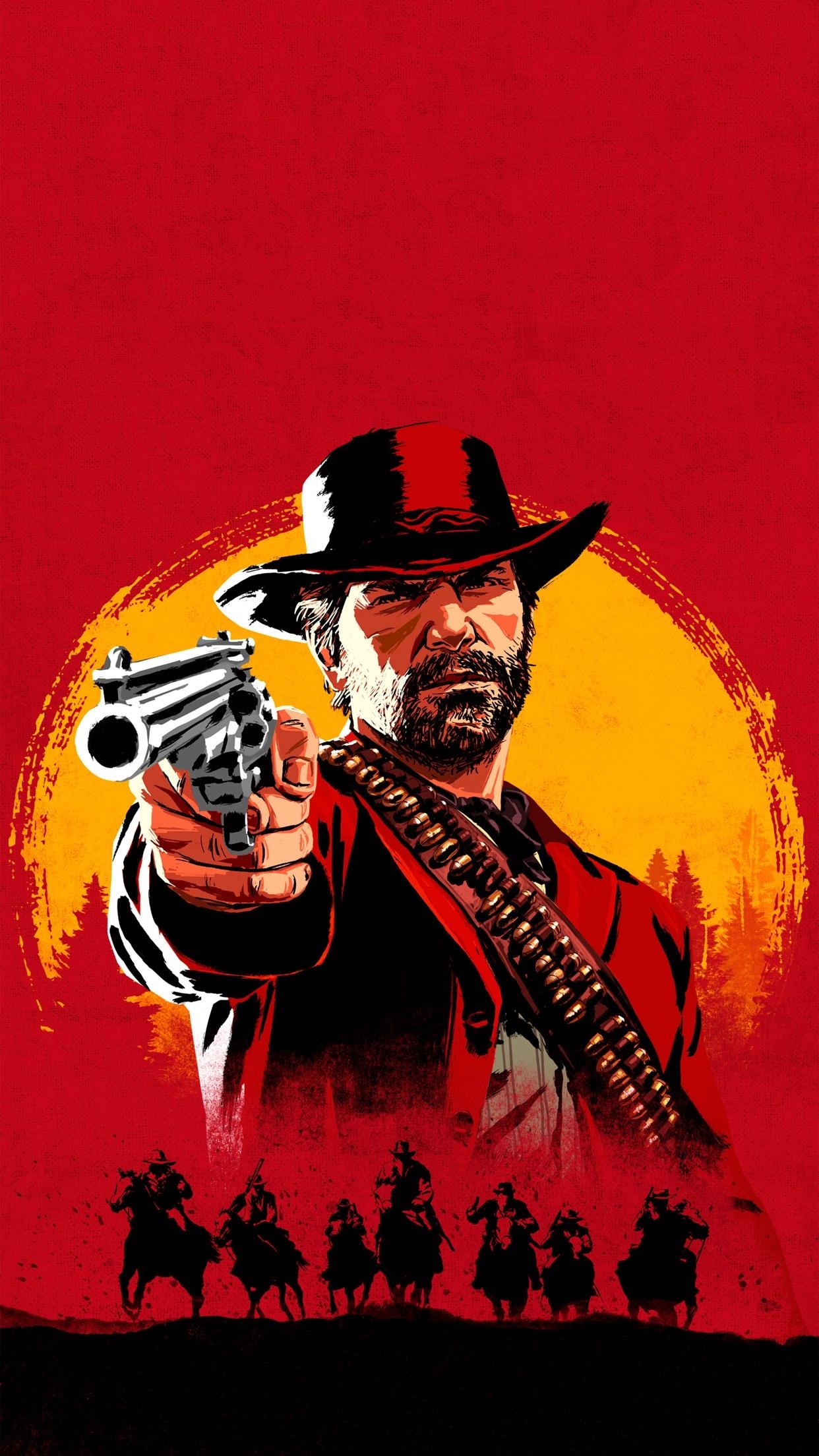 1250x2210 Red Dead Mobile Wallpaper, Phone