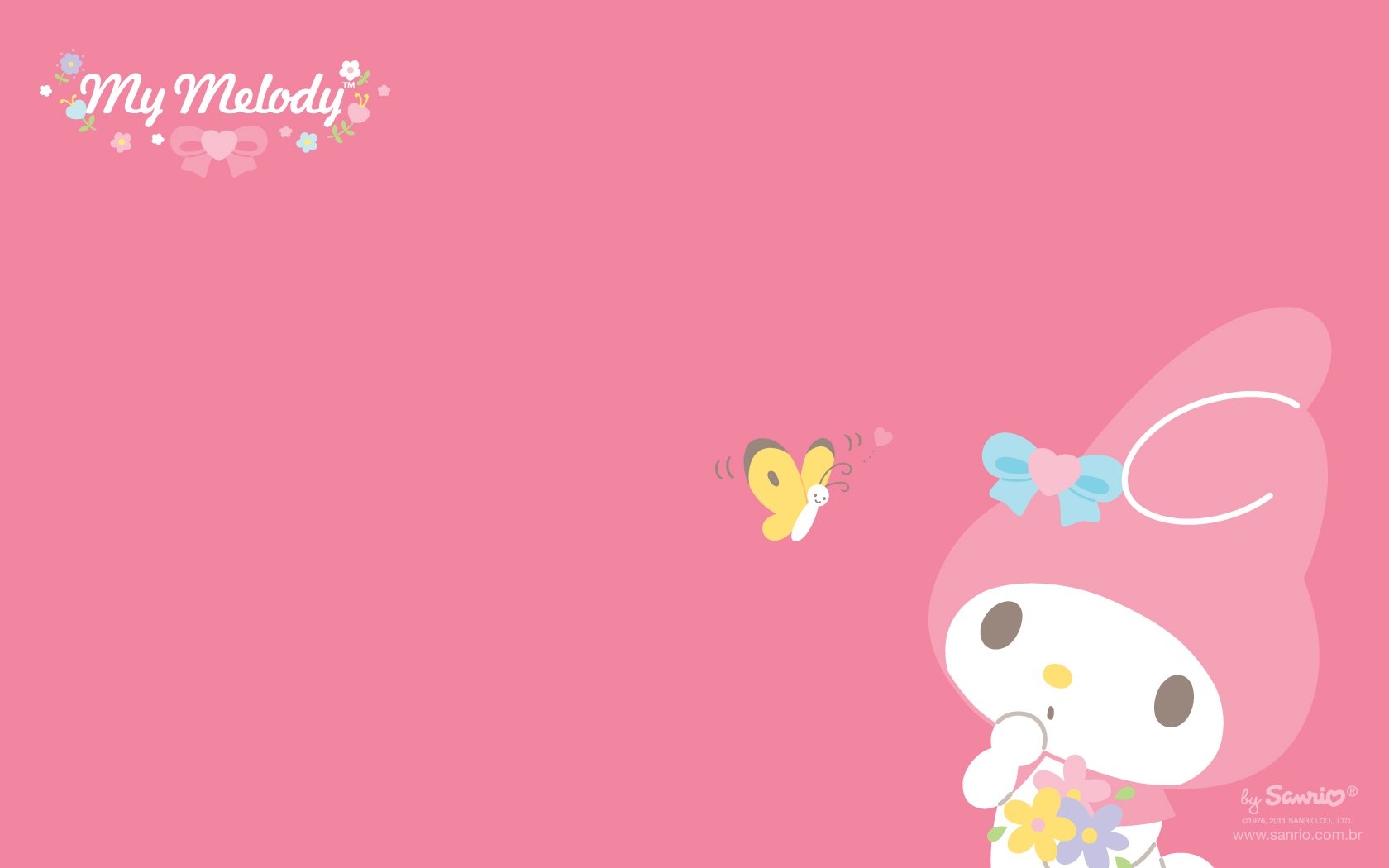 1680x1050 Free download My Melody Sanrio do Brasil A casa da Hello Kitty [] for your Desktop, Mobile & Tablet. Explore My Melody Wallpaper. Kuromi Wallpaper, Sanrio Wallpaper Free Download, Desktop