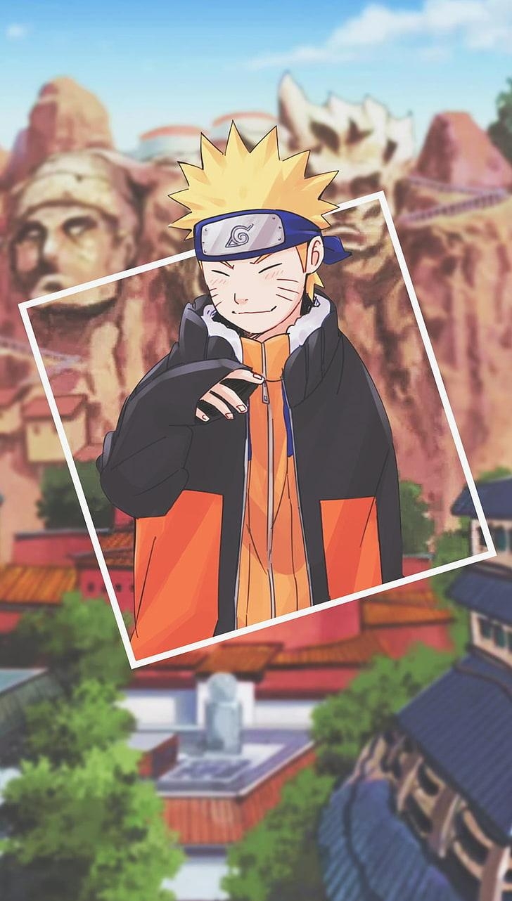 730x1290 HD Wallpaper: Anime Boys, Picture In Picture, Naruto (anime), Day, Phone